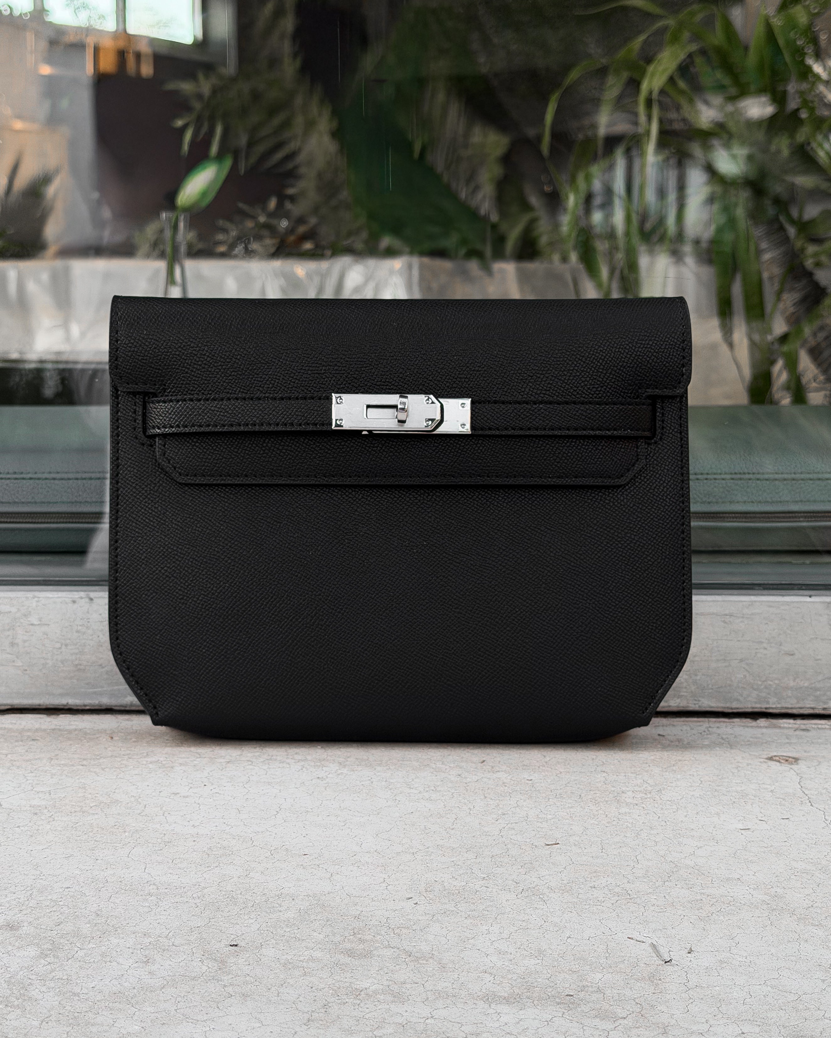 Iconic Black Clutch