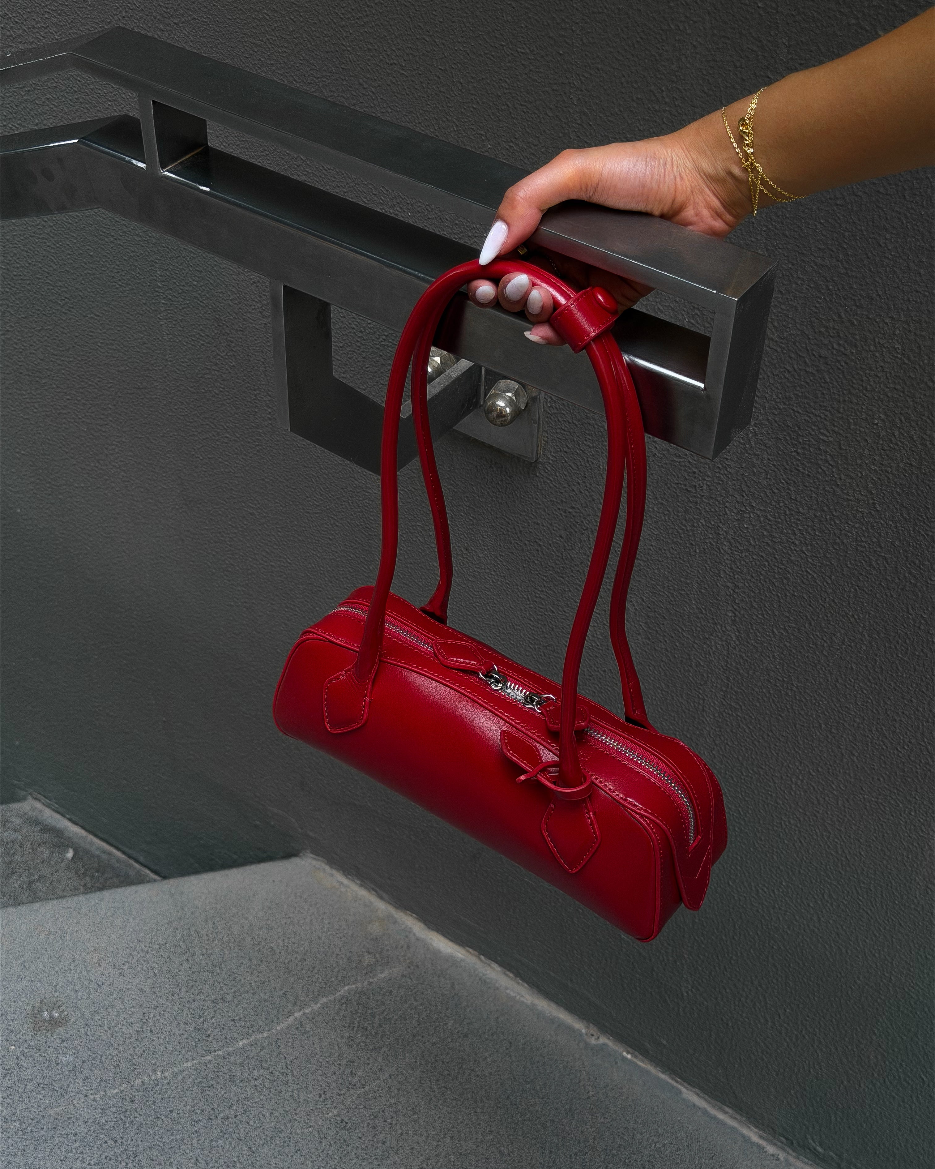 The Muse Red Shoulder Bag
