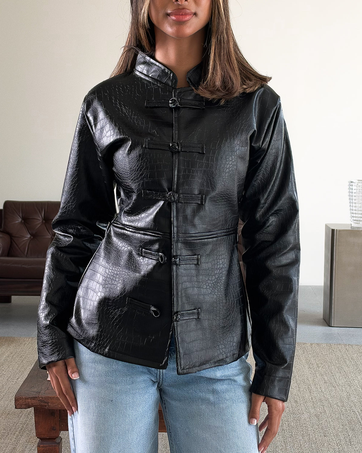 Croc Mandarin Jacket