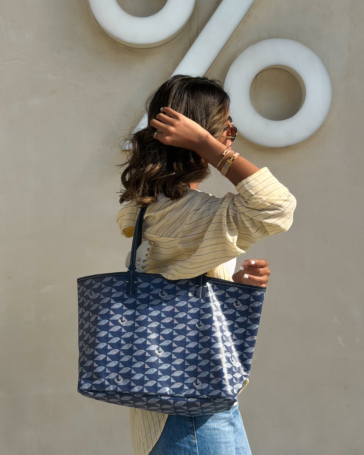 Blue Tote Bag