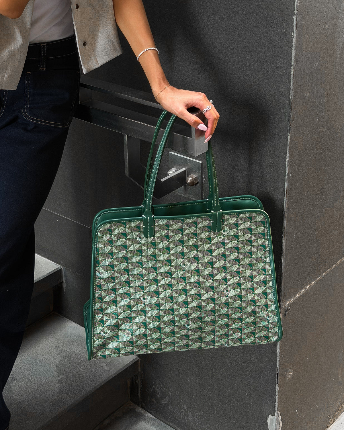 Iconic Green Tote