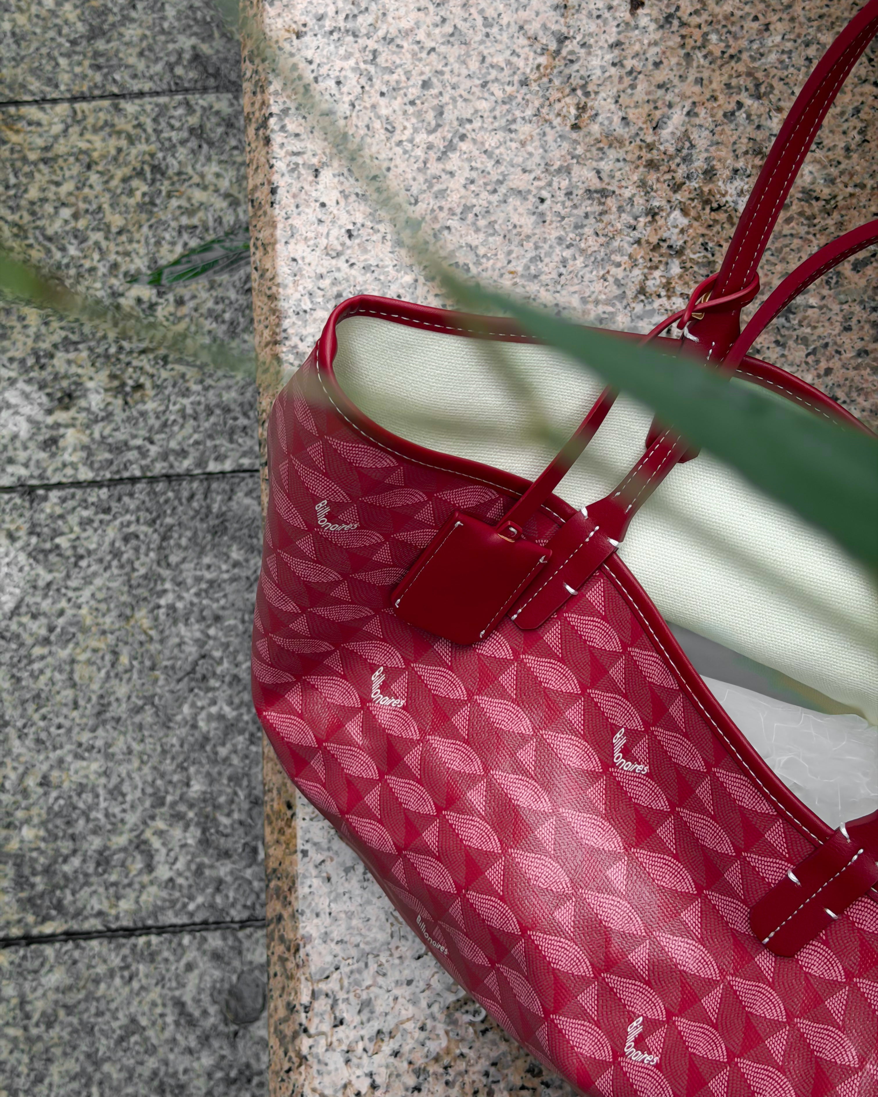 Burgundy Tote Bag