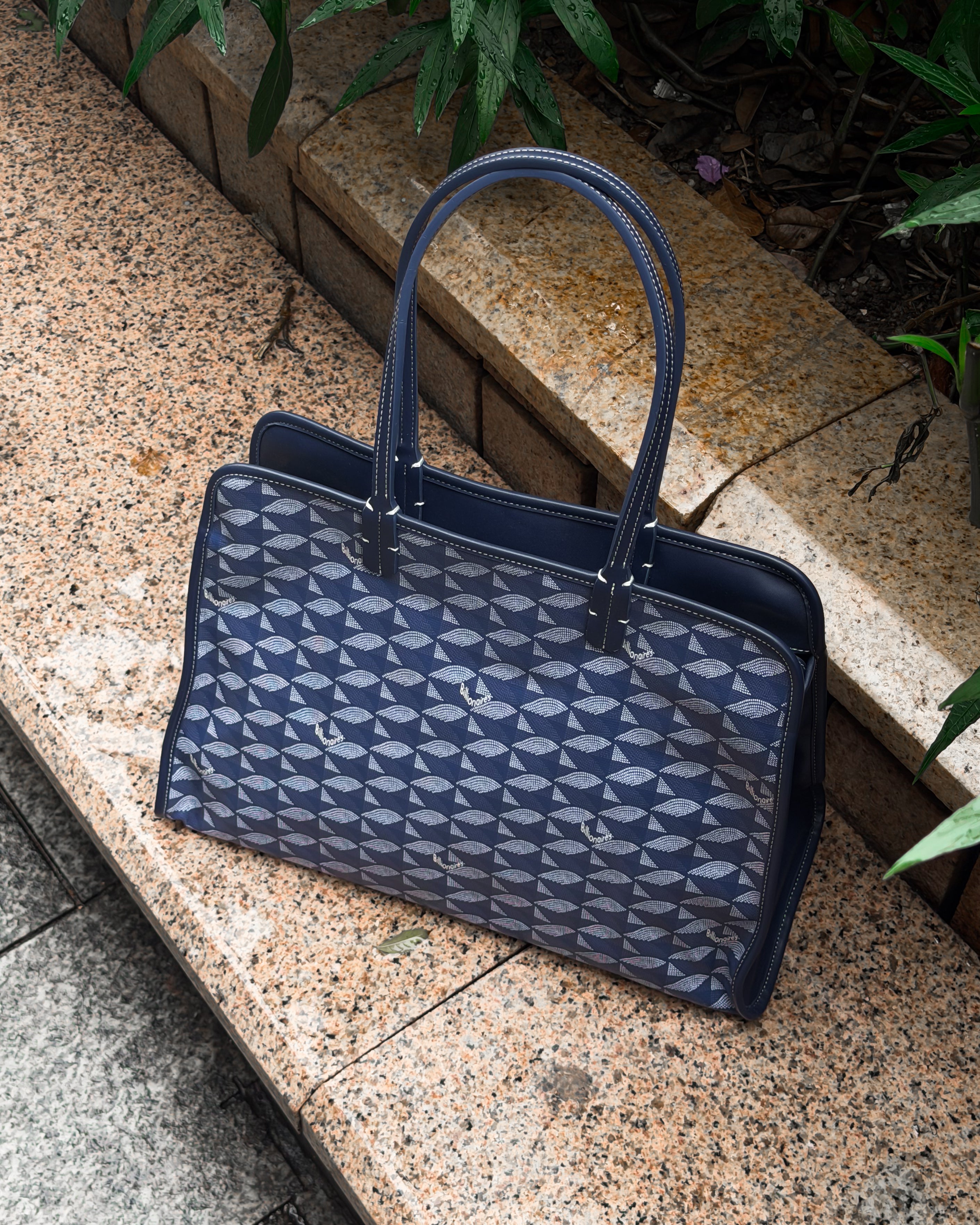 Iconic Dark Blue Tote