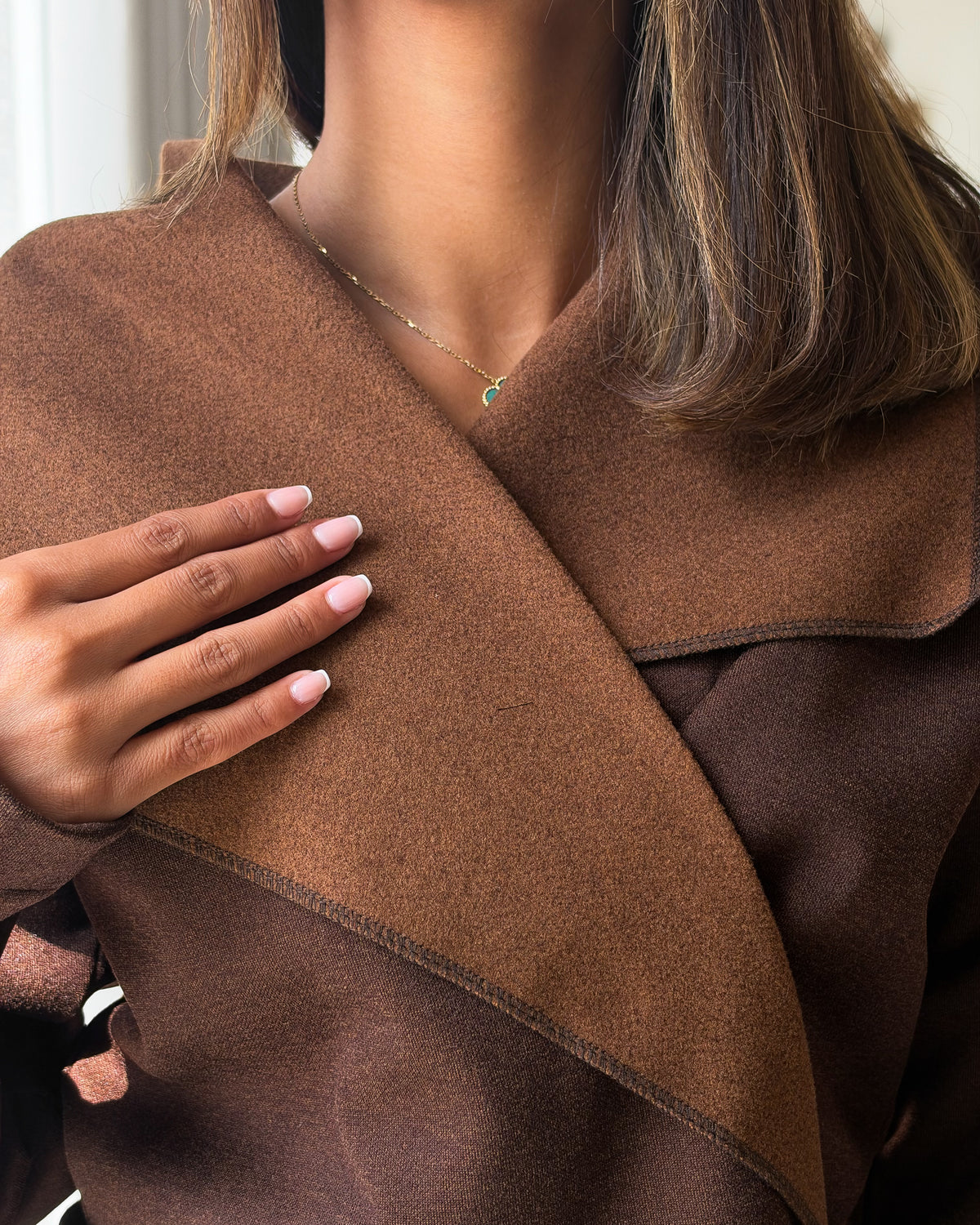 Deep Brown Double Shade Set