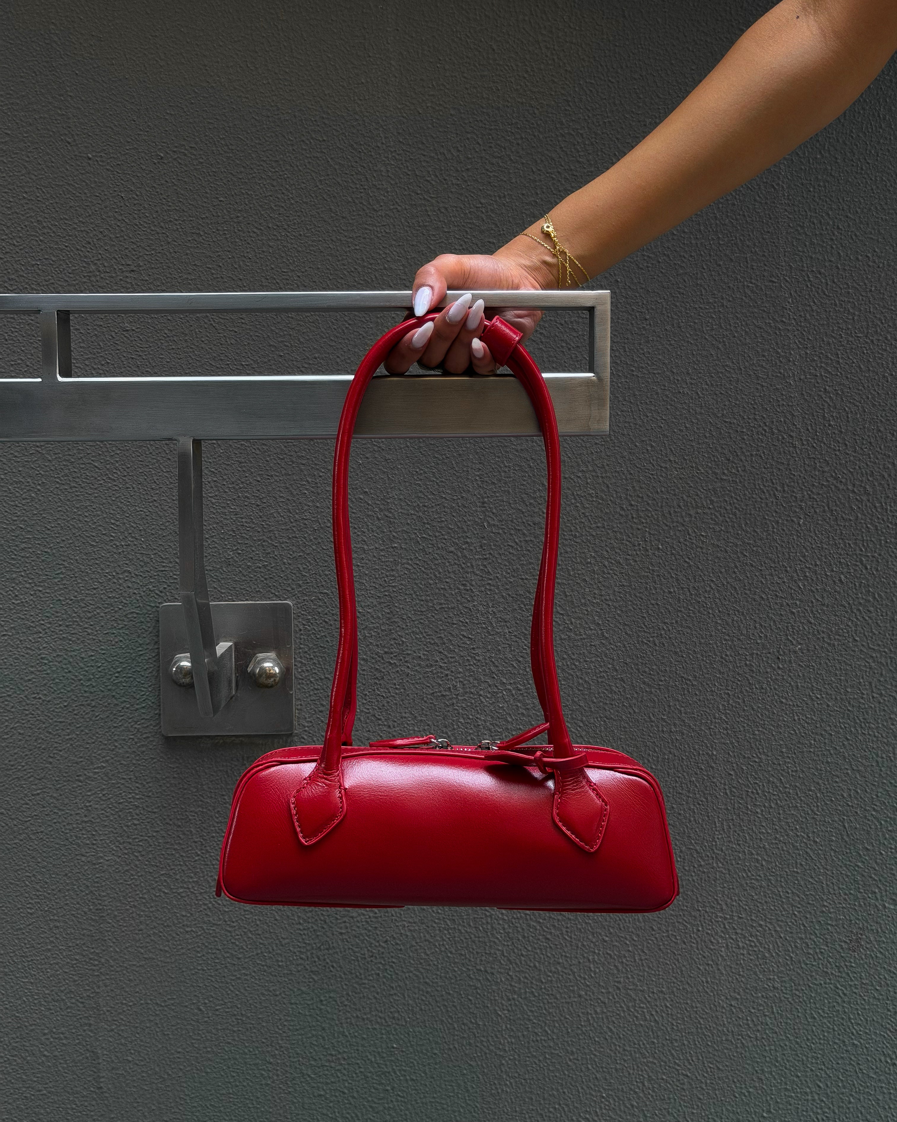 The Muse Red Shoulder Bag
