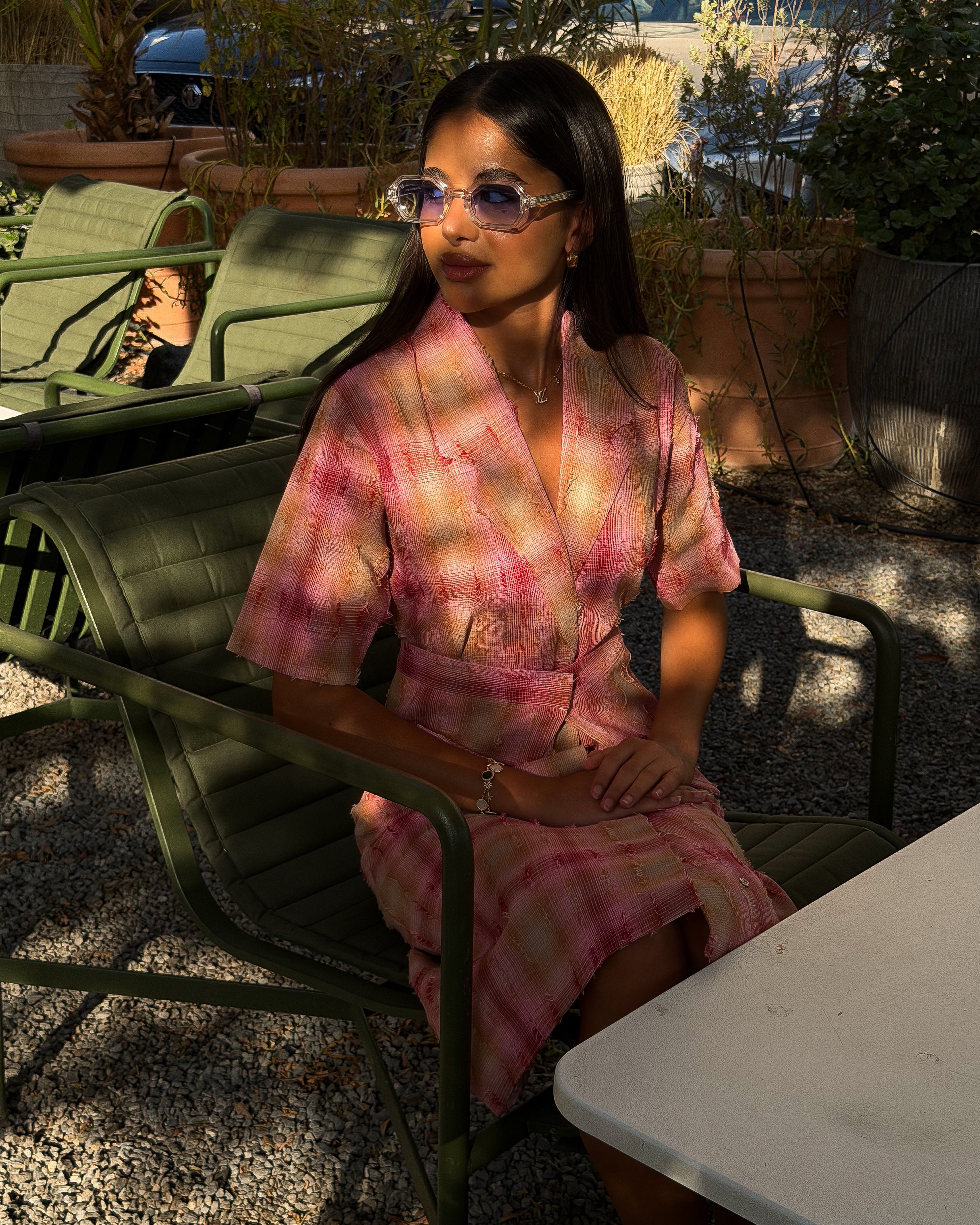 Tailored Rose Midi Dress