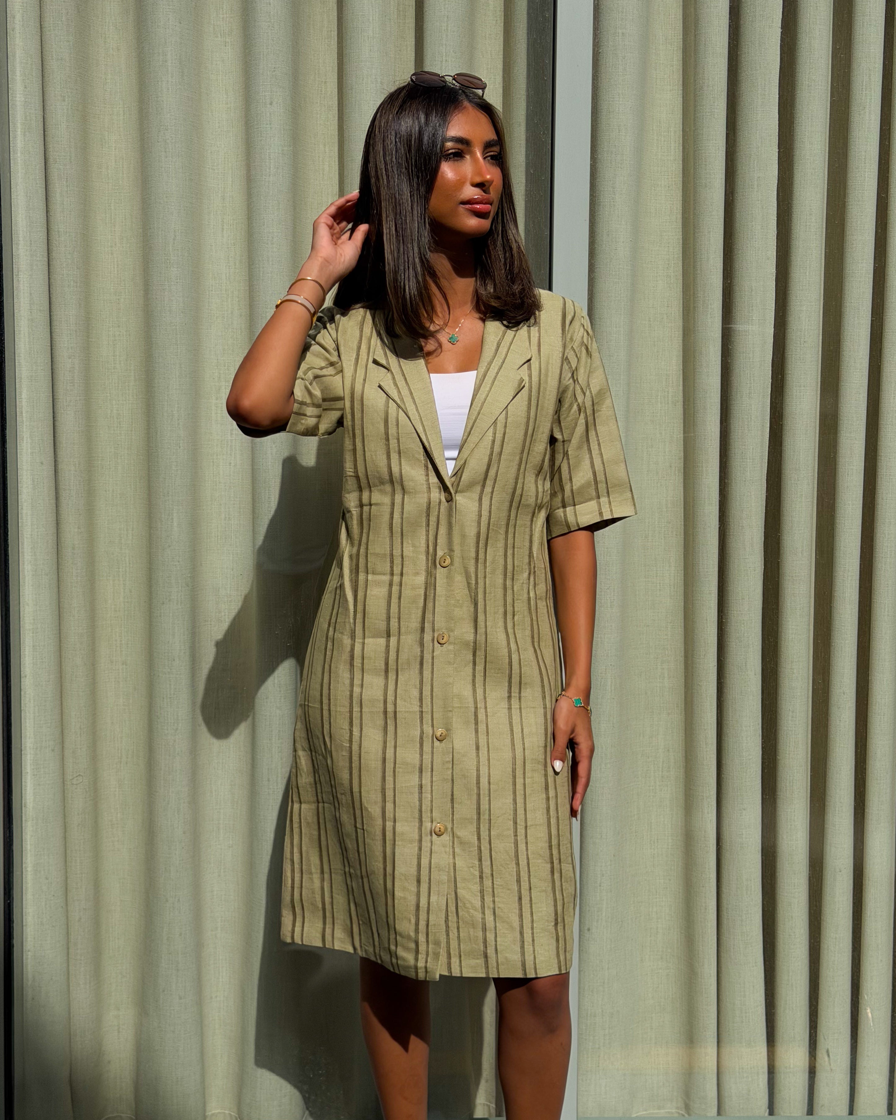 Midi Linen Dress