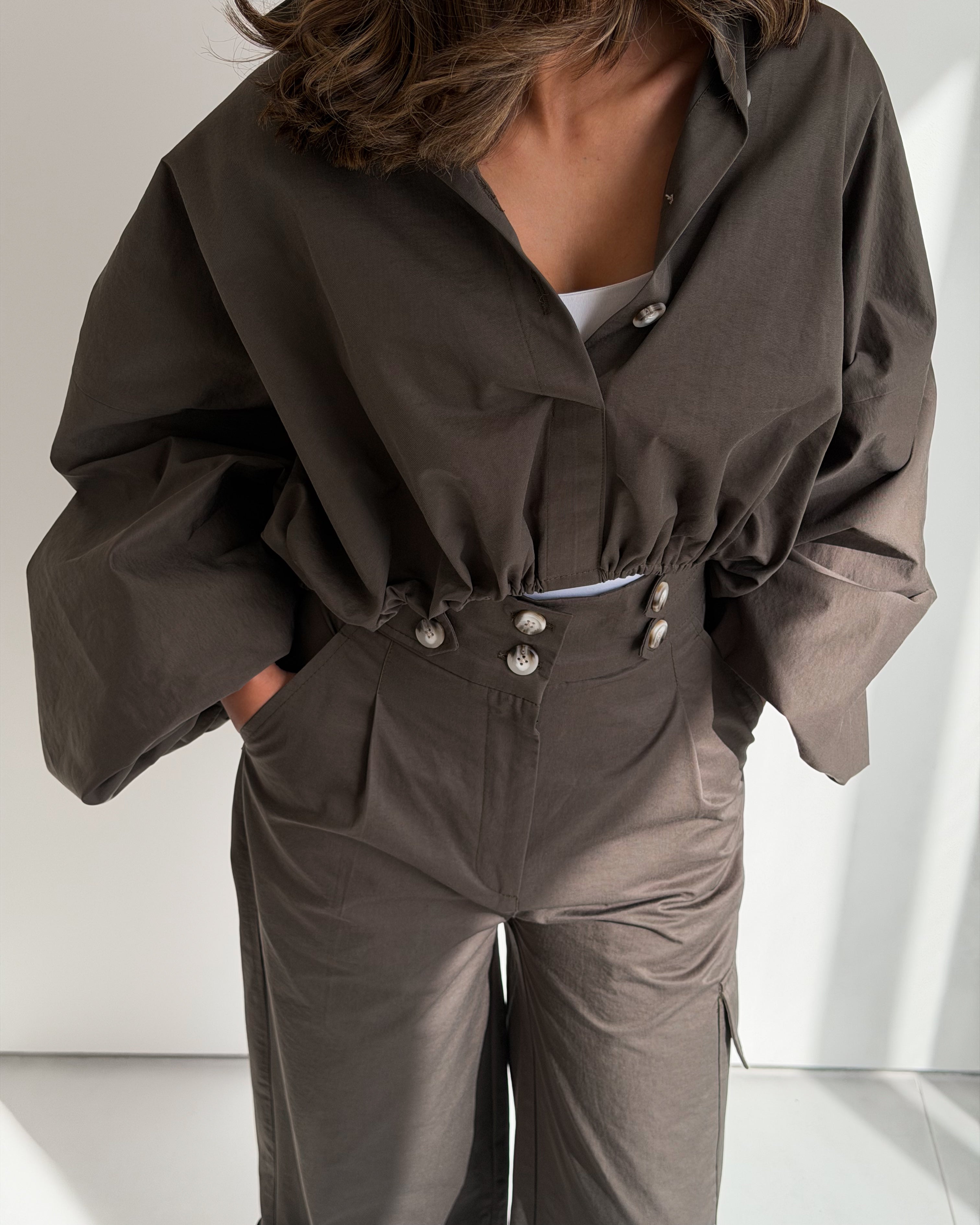 Over Size Comfy Set grey