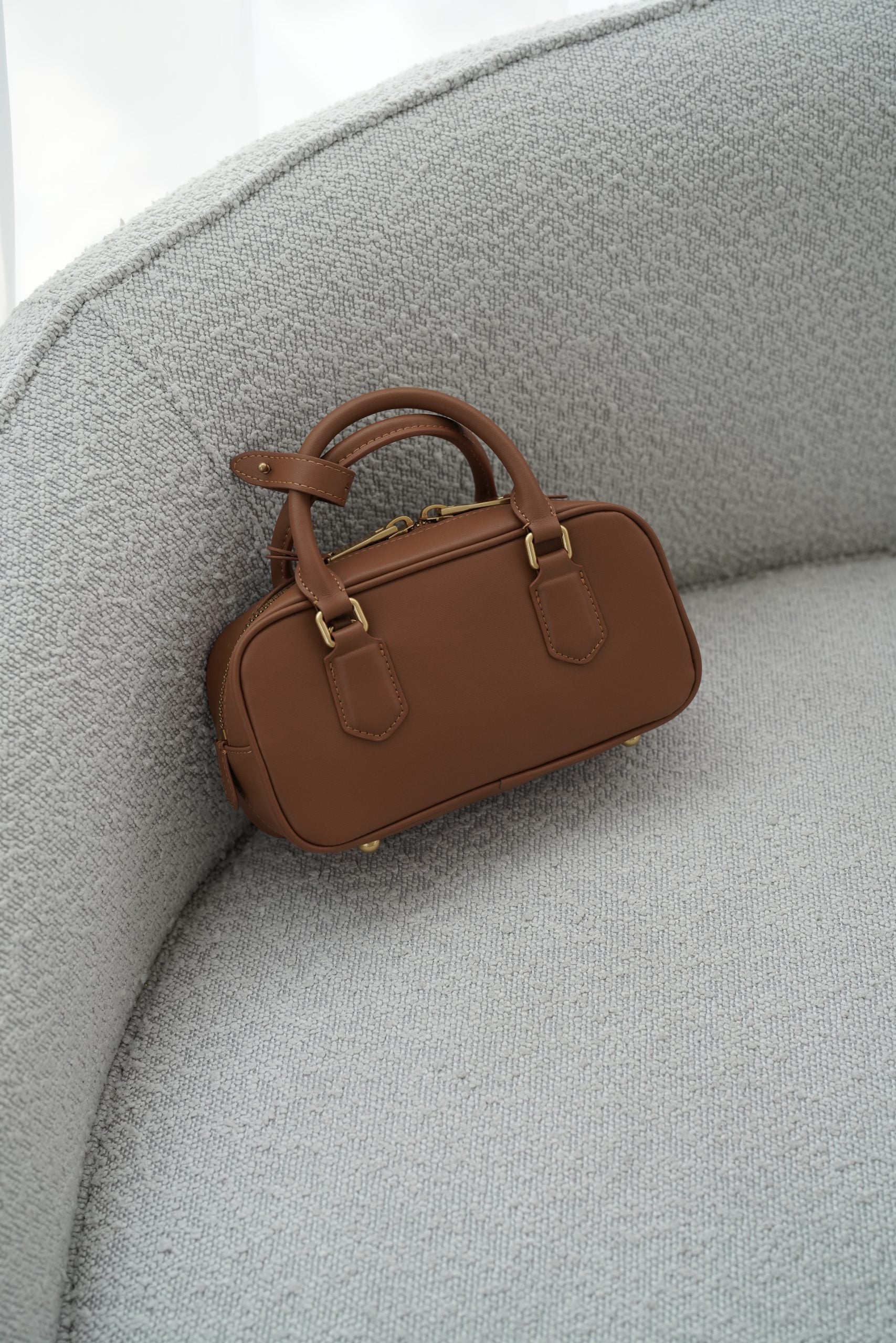 Camel Leather Bag