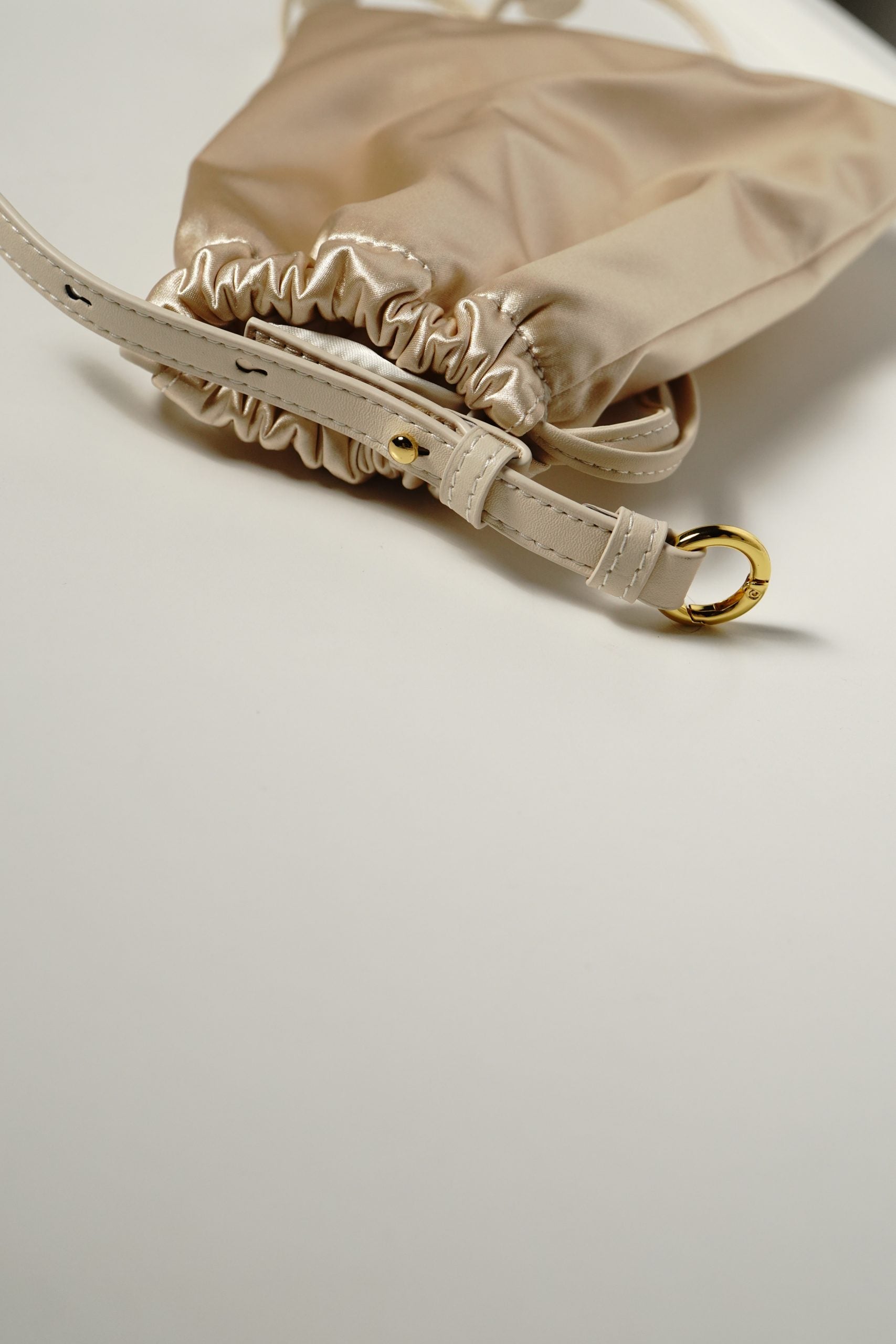 Offwhite Leather Dust Bag