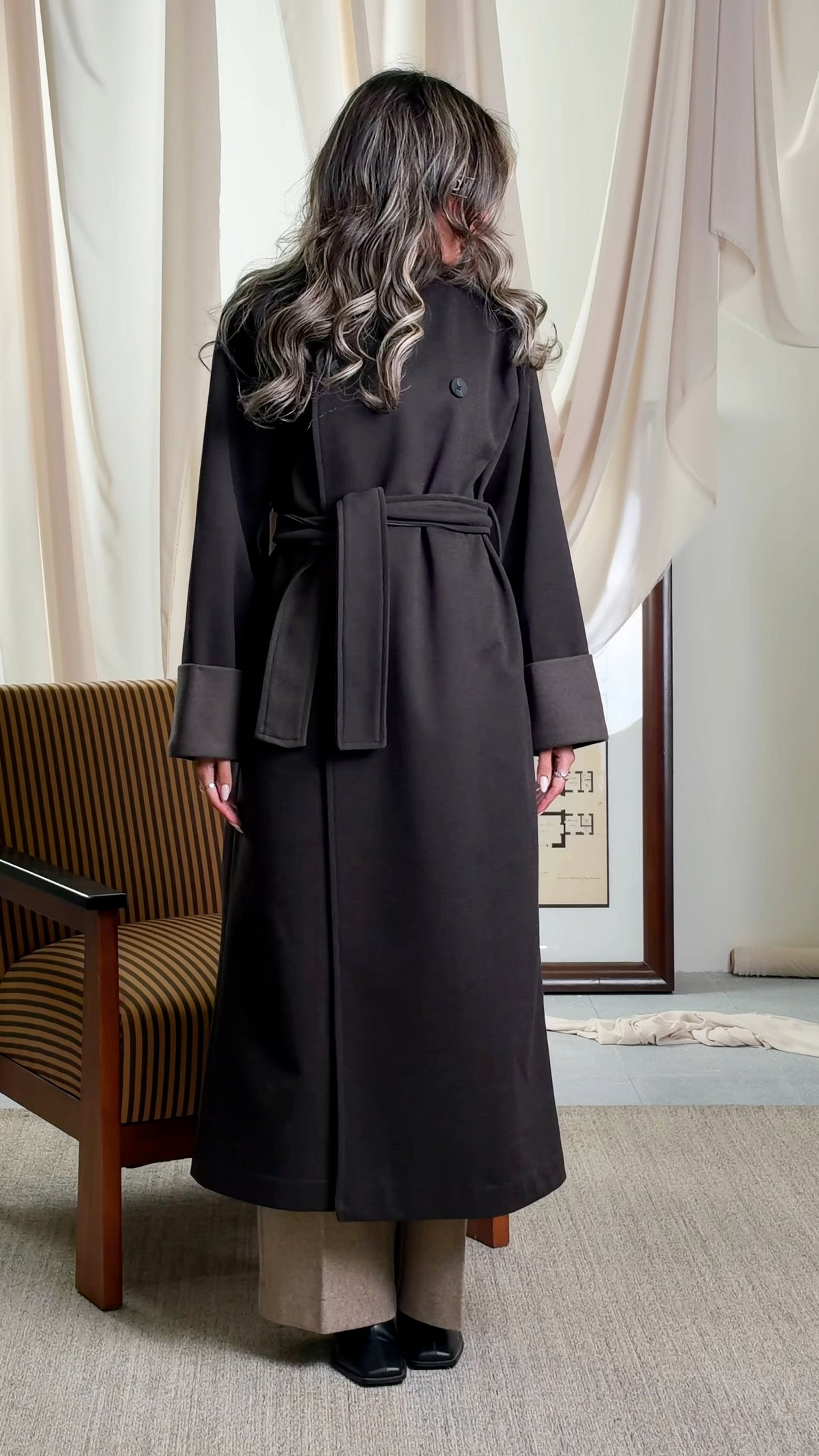 Belted Long Coat