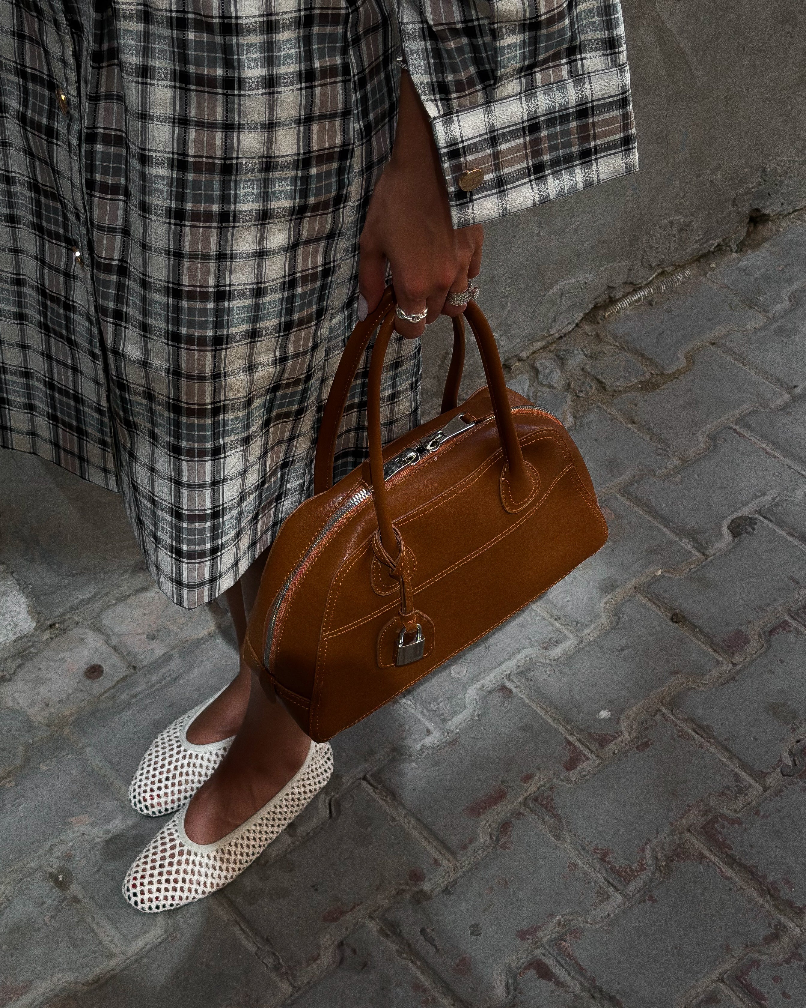 Iconic Camel Leather Bag