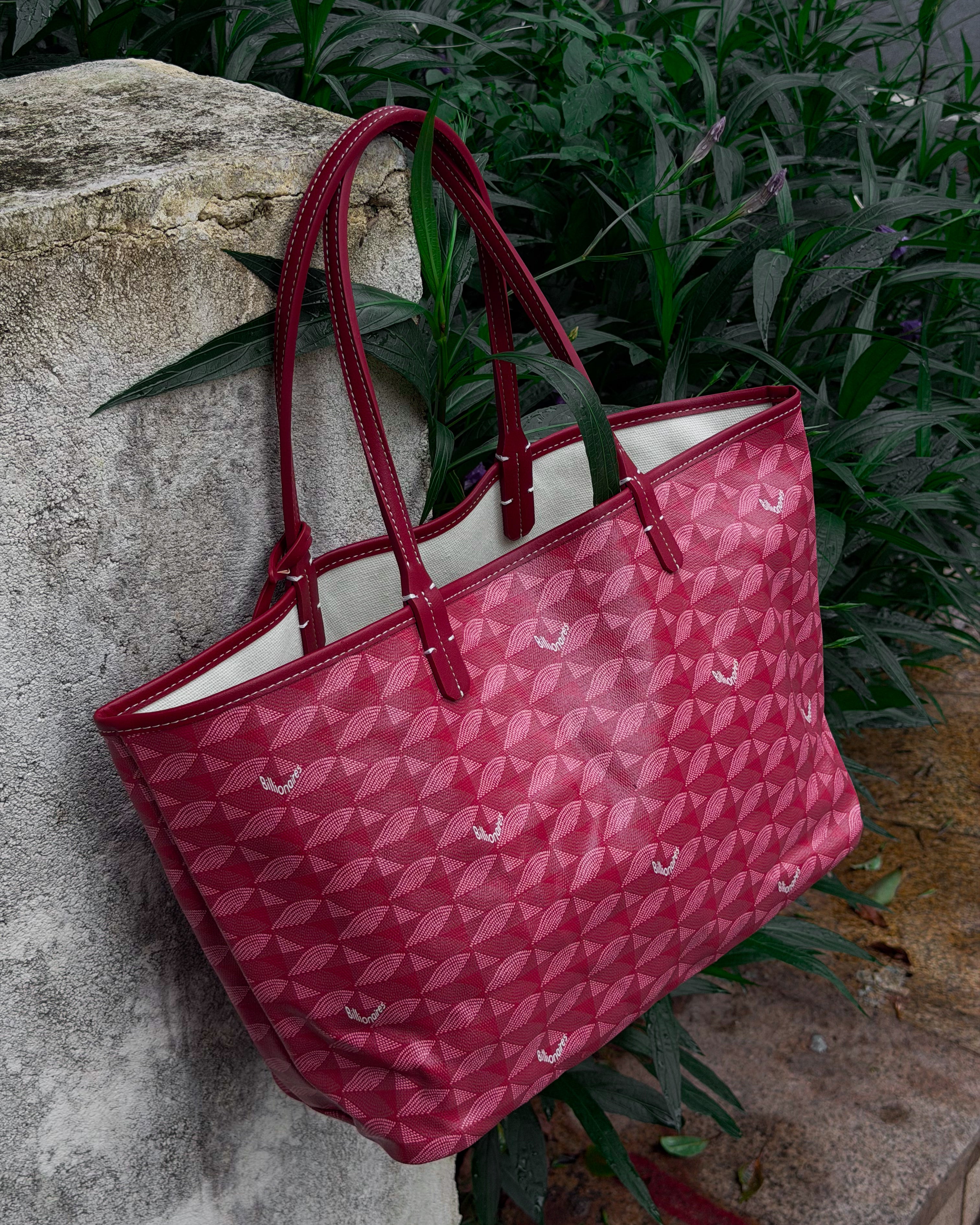 Burgundy Tote Bag
