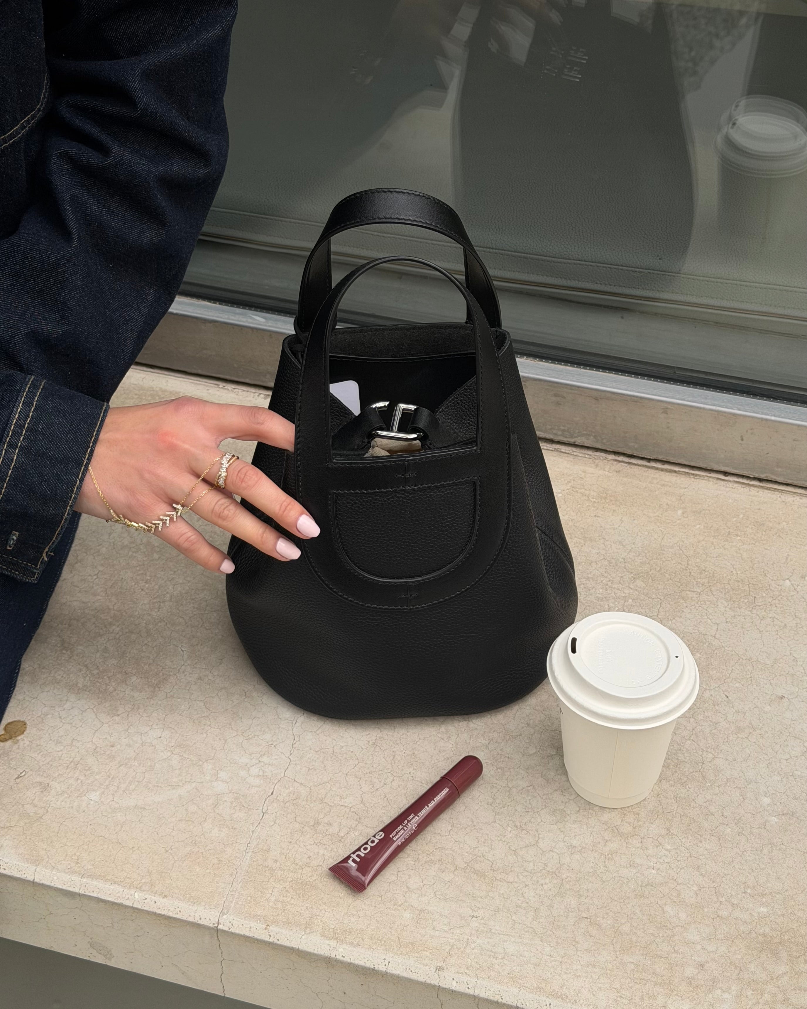 Black Iconic Petite Bag