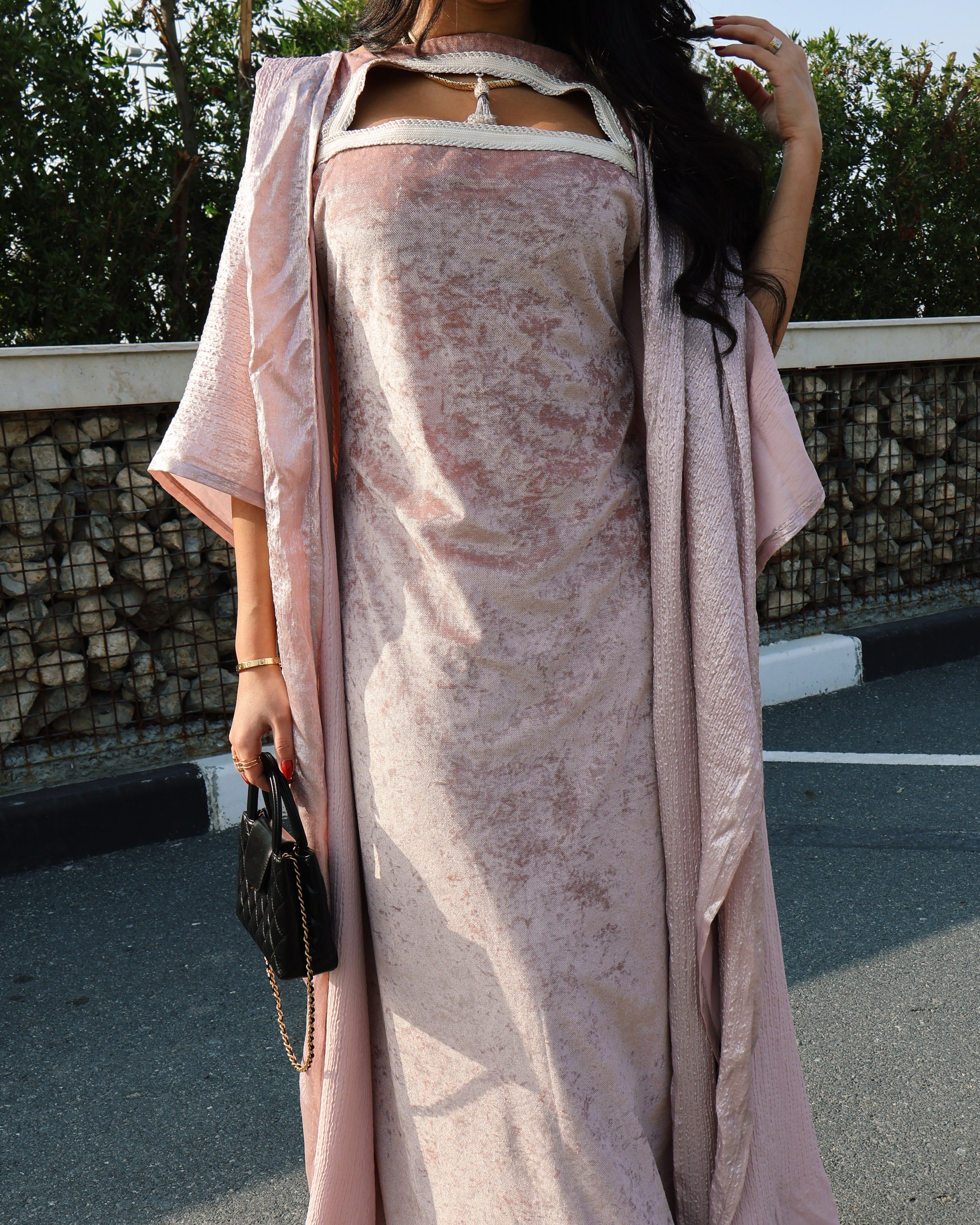 Blush Pink Velvet Daraa