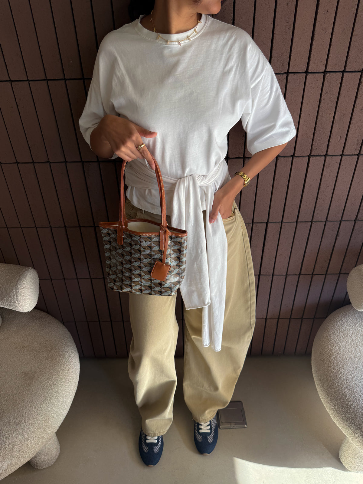 Small Brown Tote Bag