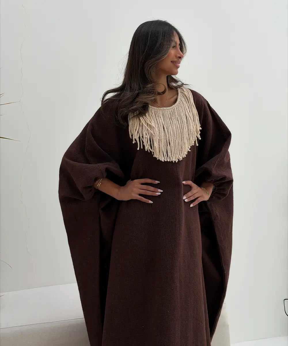 Fringe Sahara Daraa - Brown