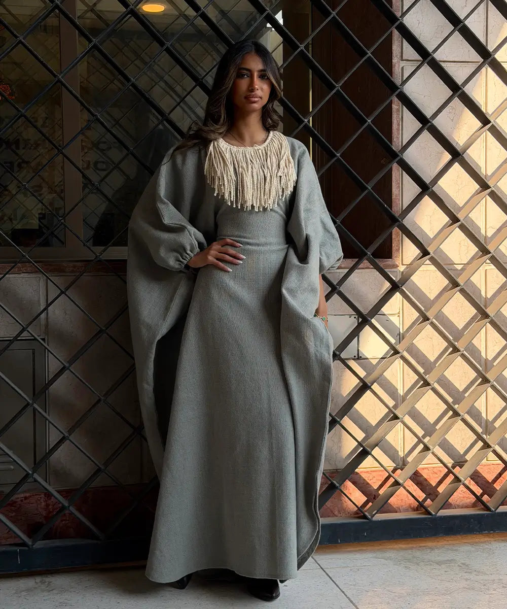 Fringe Sahara Daraa - Sky Blue