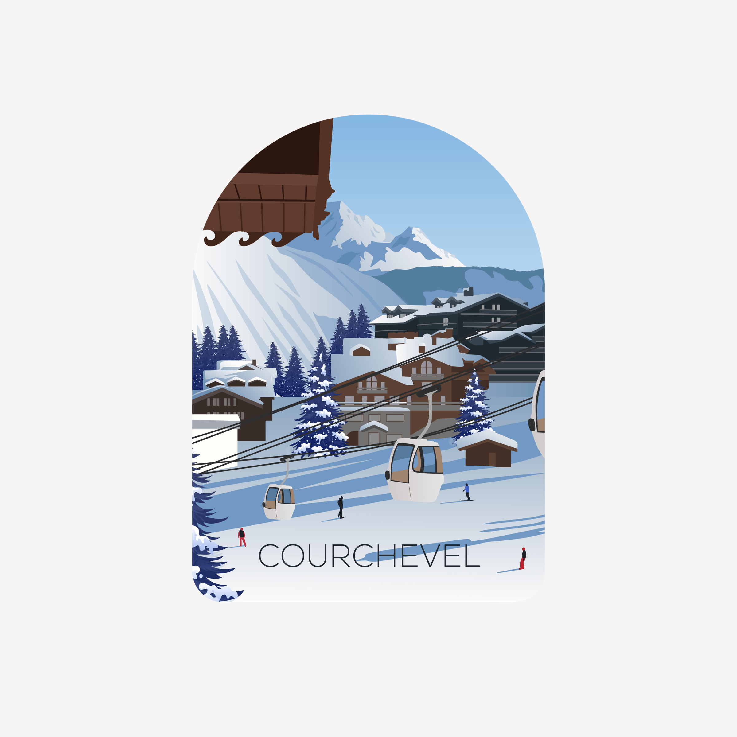 COURCHEVEL STICKER
