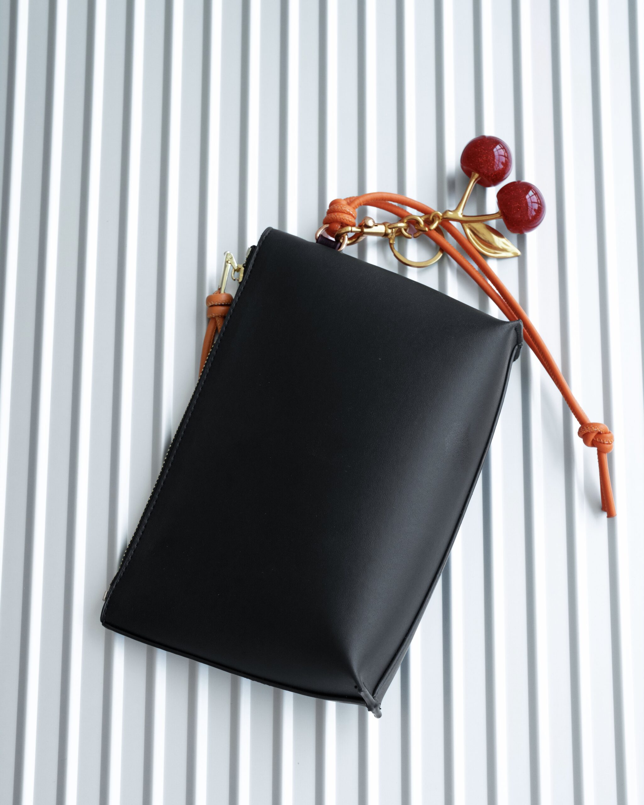 Black Leather Clutch
