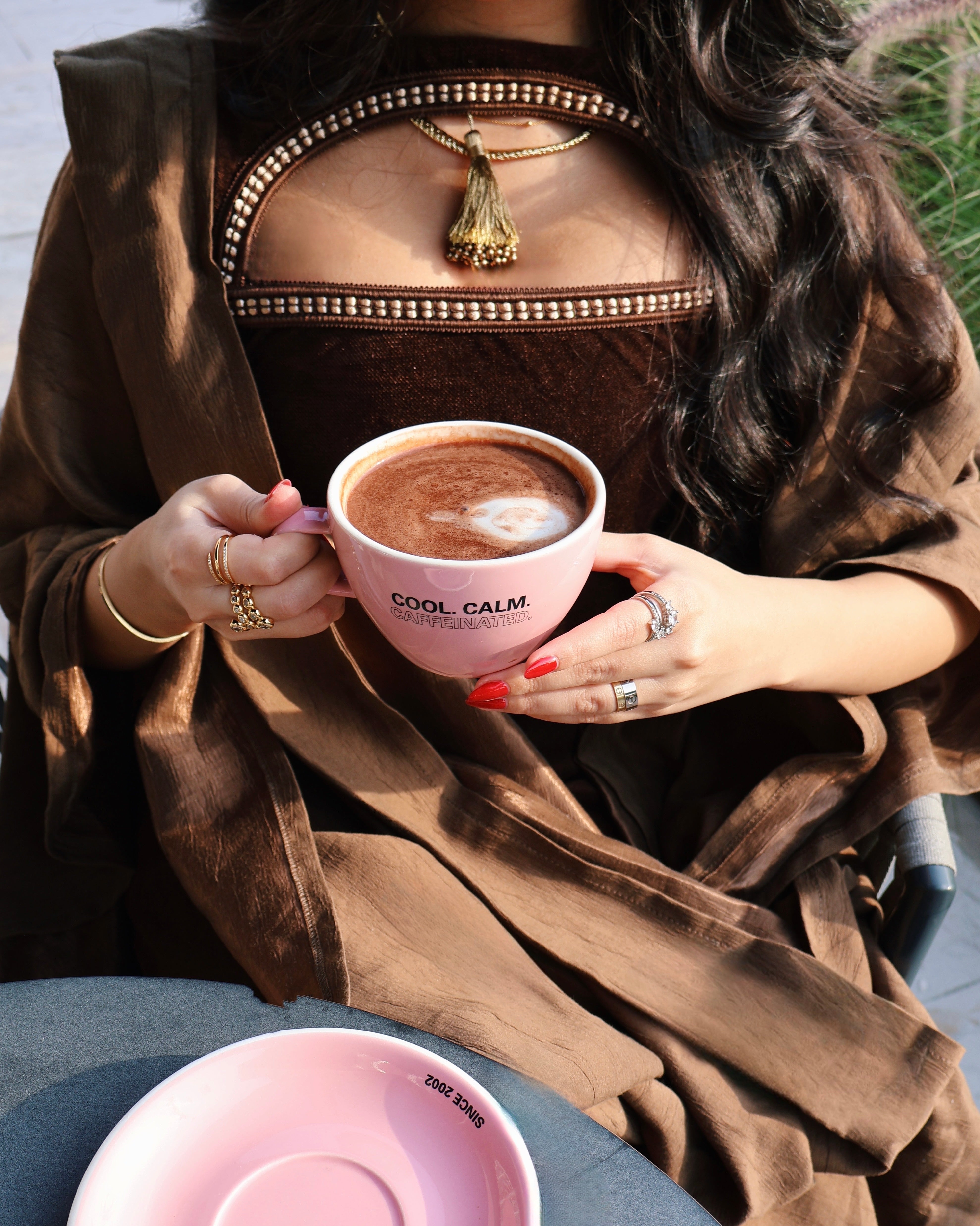 Blush Brown Velvet Daraa