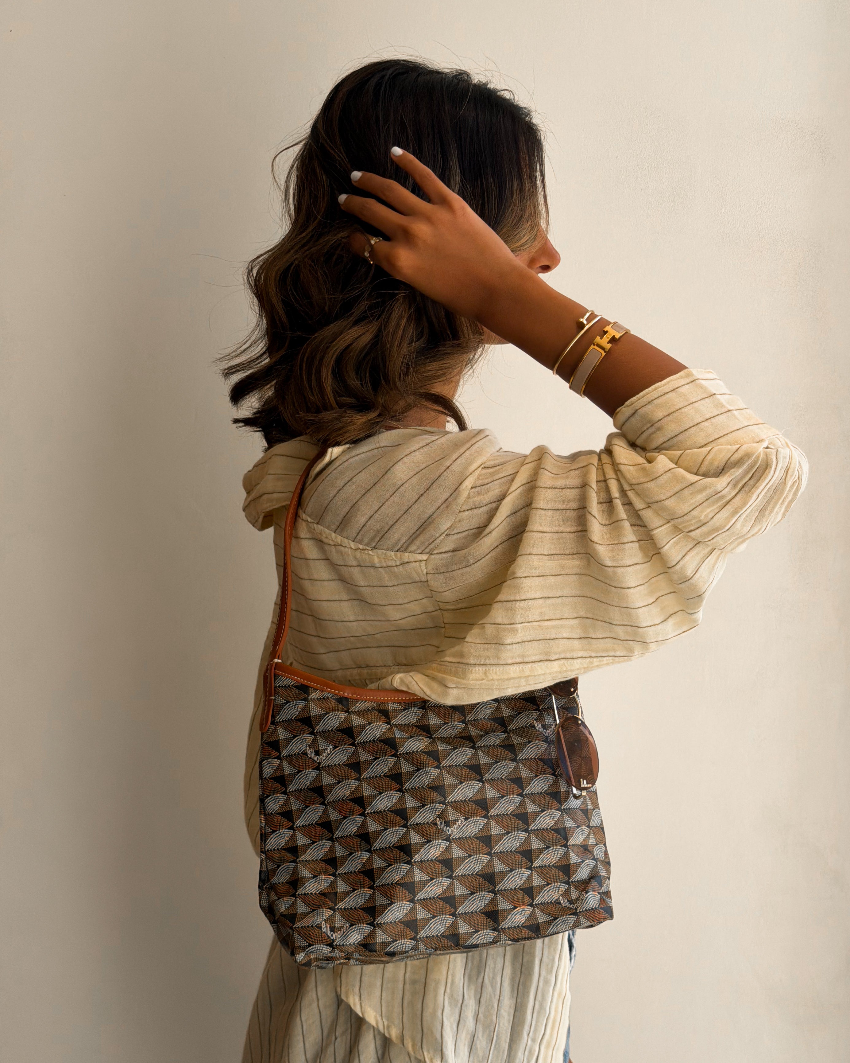 Petit Shoulder Brown Bag