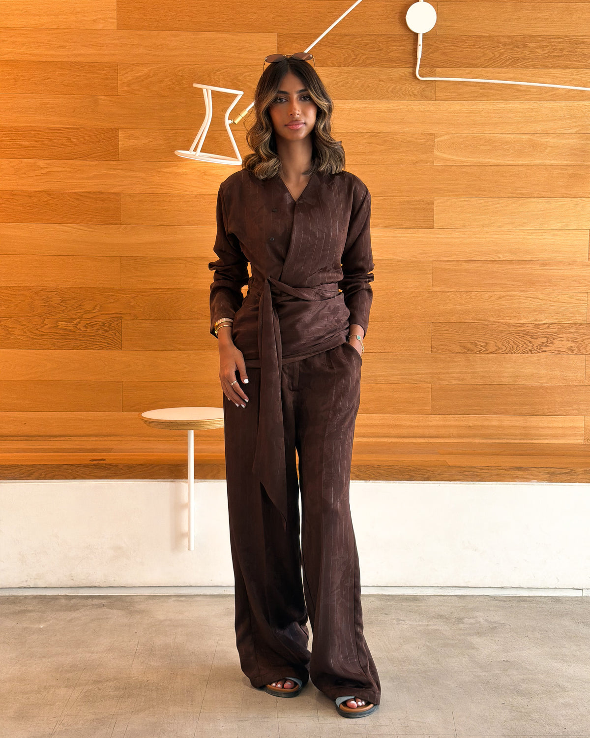 Jacquard Wrap Co-ord Set