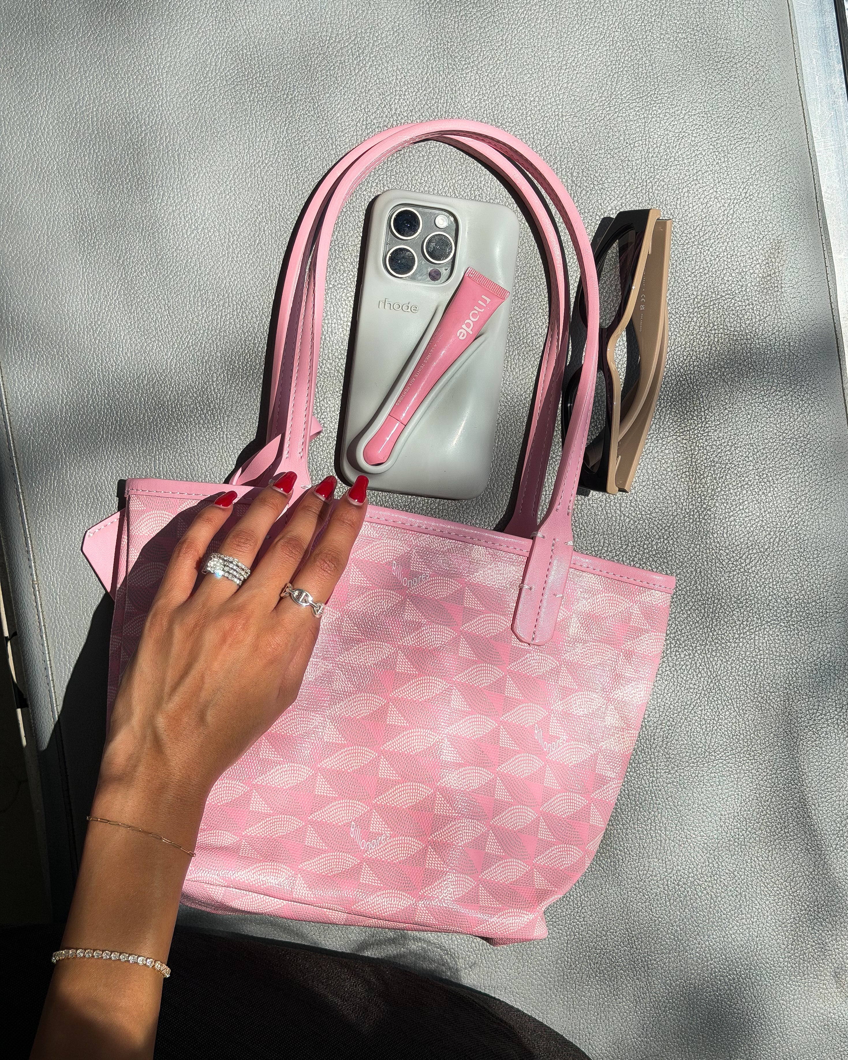 Small Pink Tote Bag