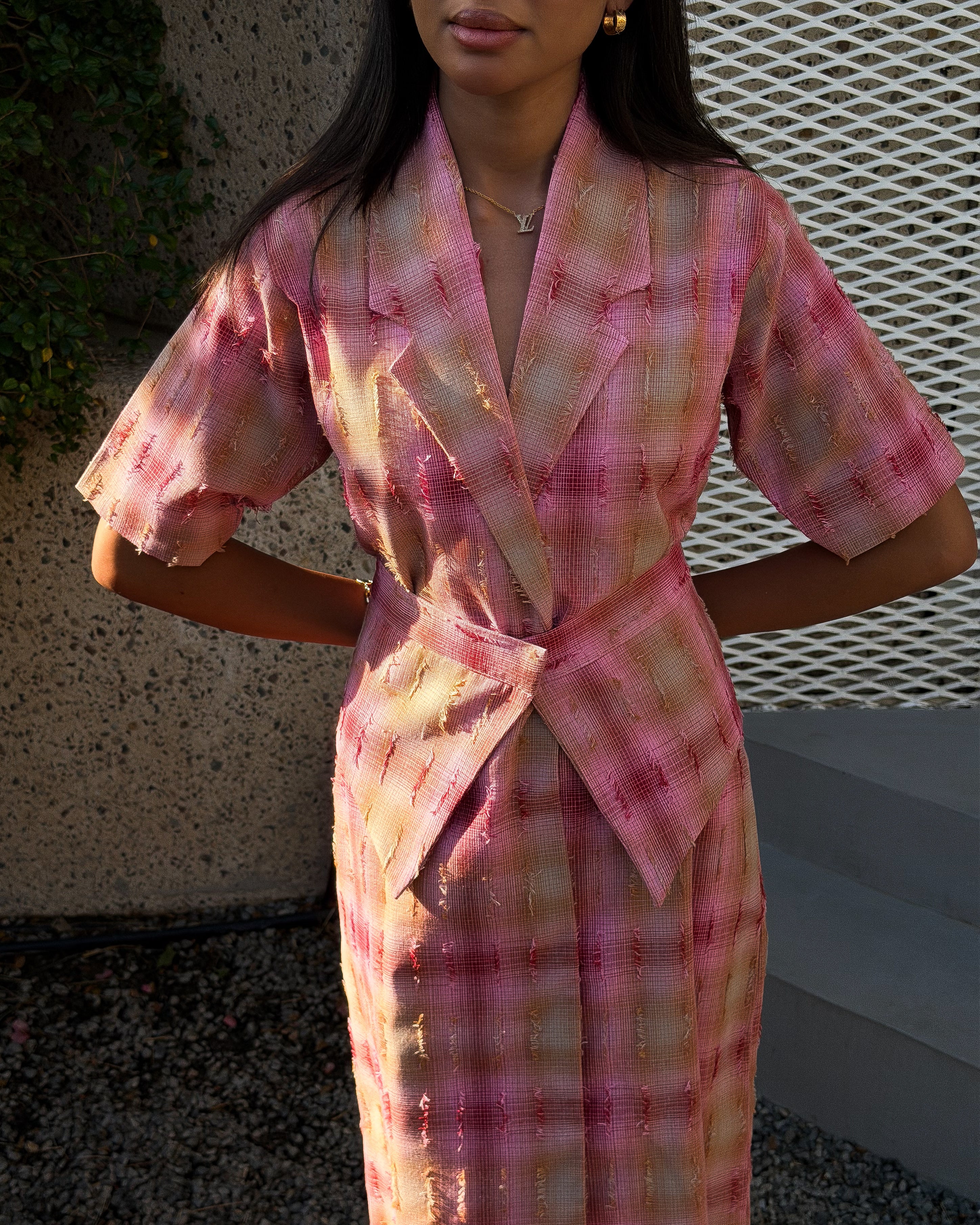 Tailored Rose Midi Dress