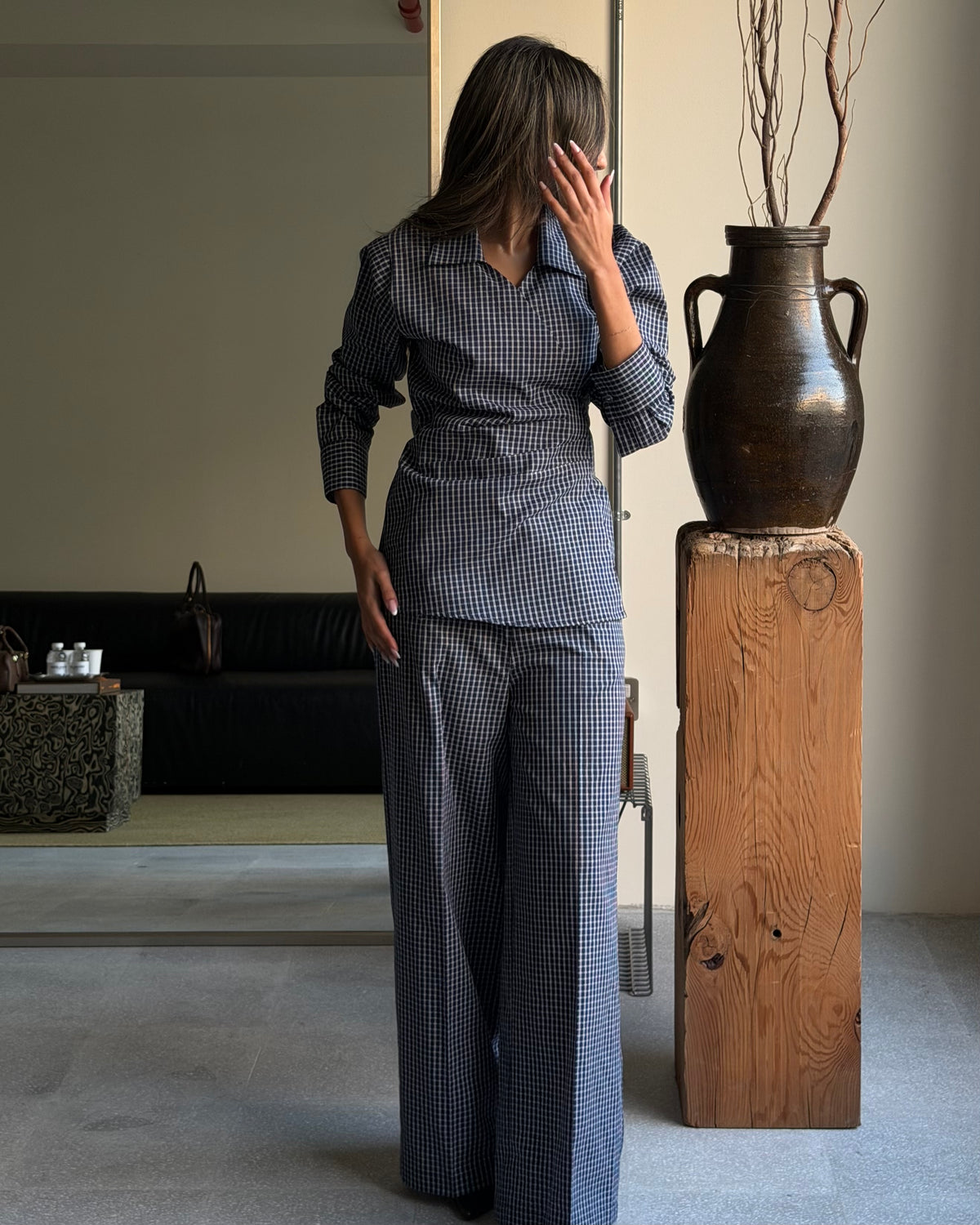 Collared Wrap Set