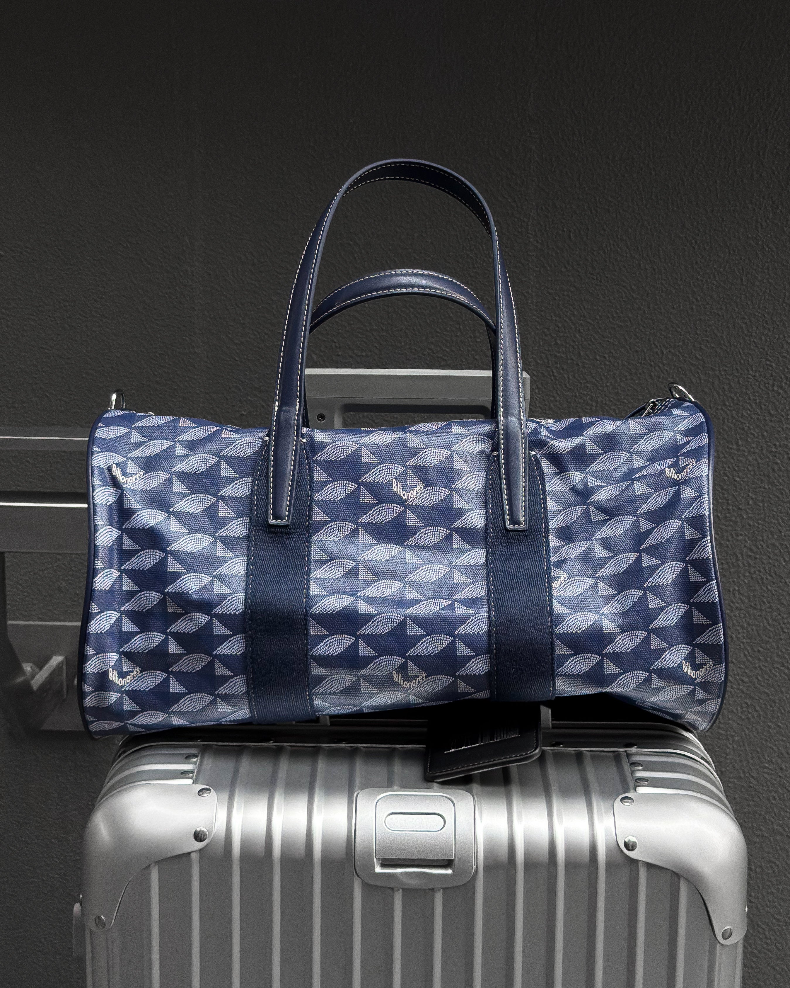 Blue Signature Duffel Bag