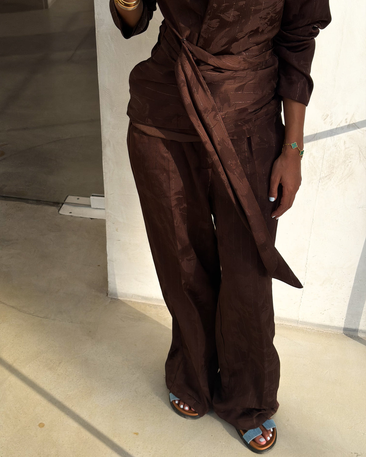 Jacquard Wrap Co-ord Set