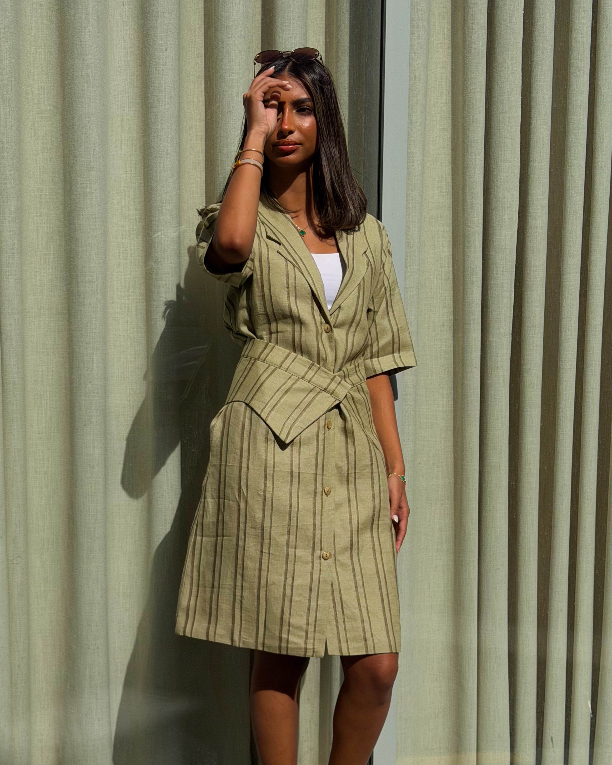 Midi Linen Dress