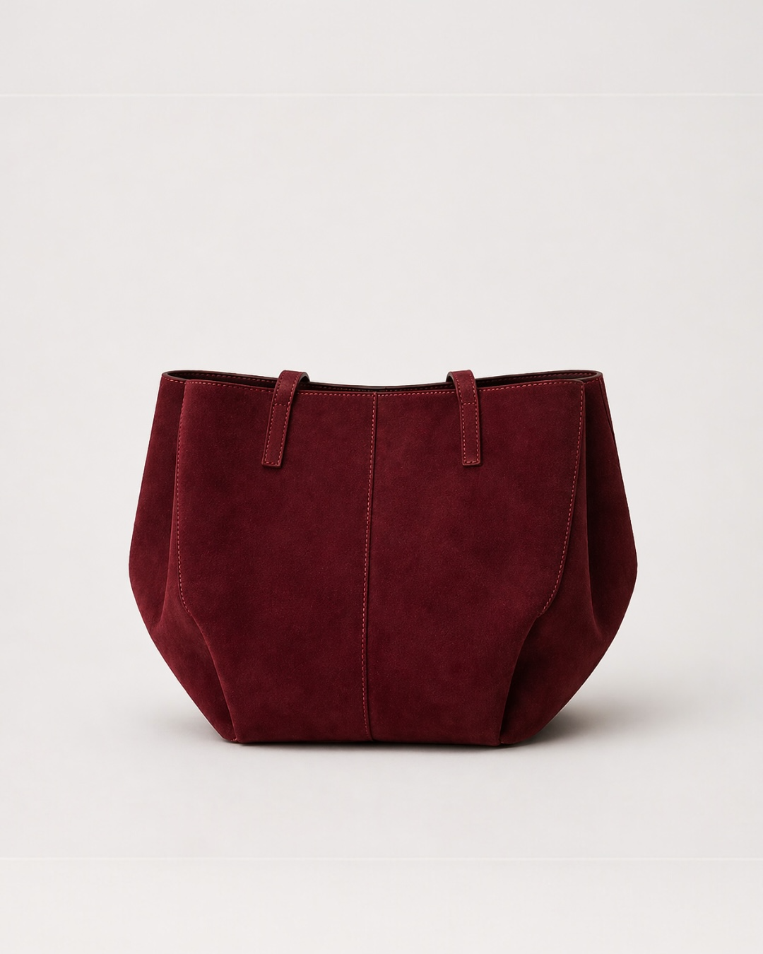 Iconic Suede Burgendy Tote