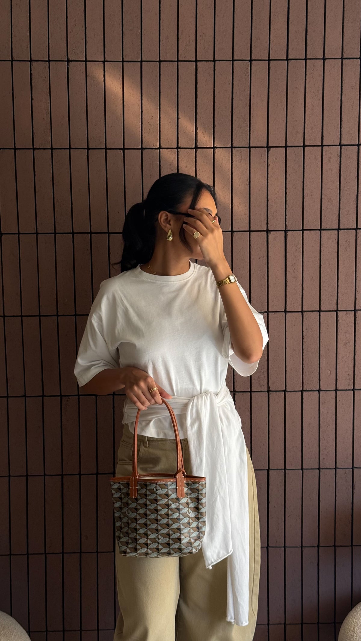 Small Brown Tote Bag