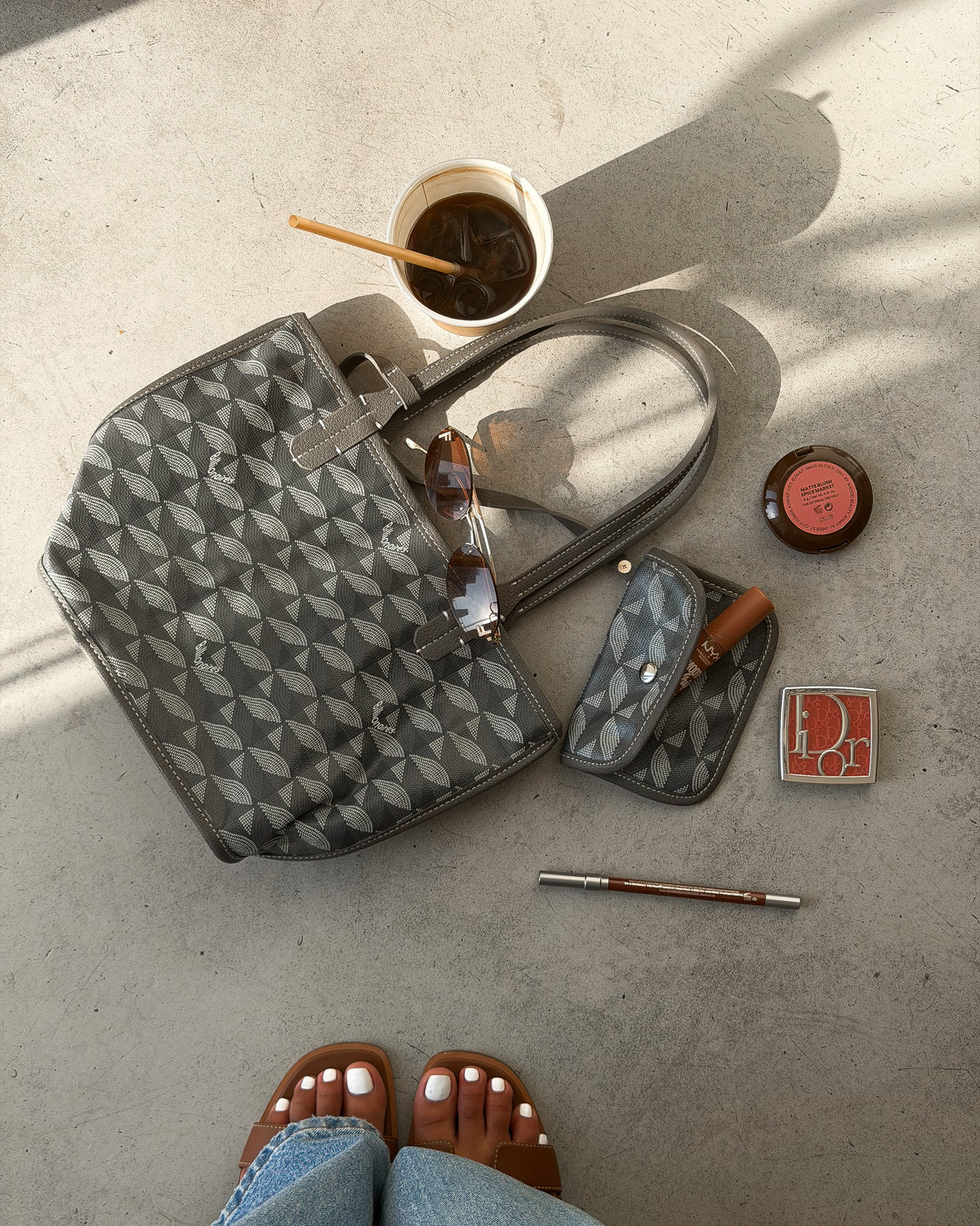Reversible Grey Small ToTe Bag