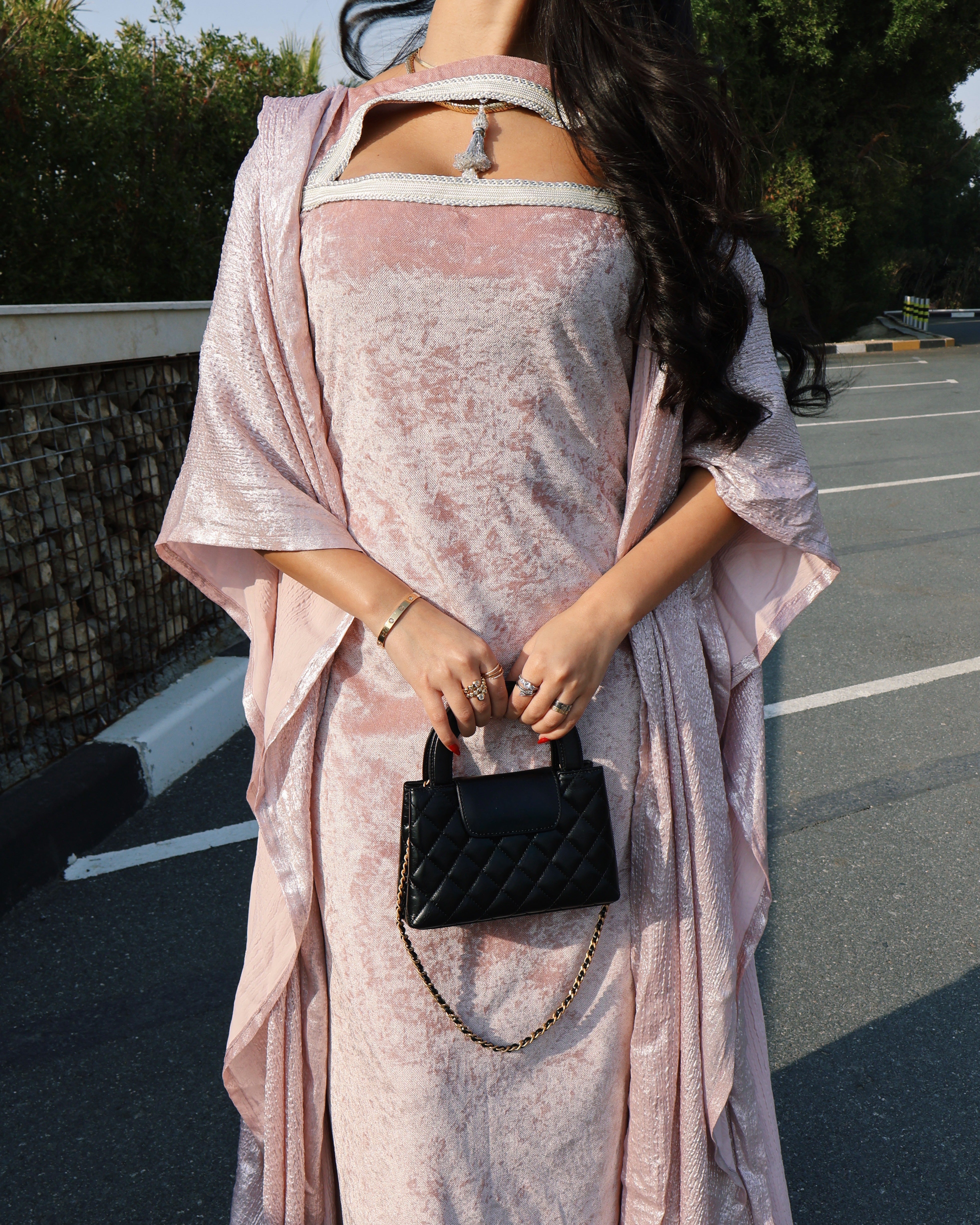 Blush Pink Velvet Daraa