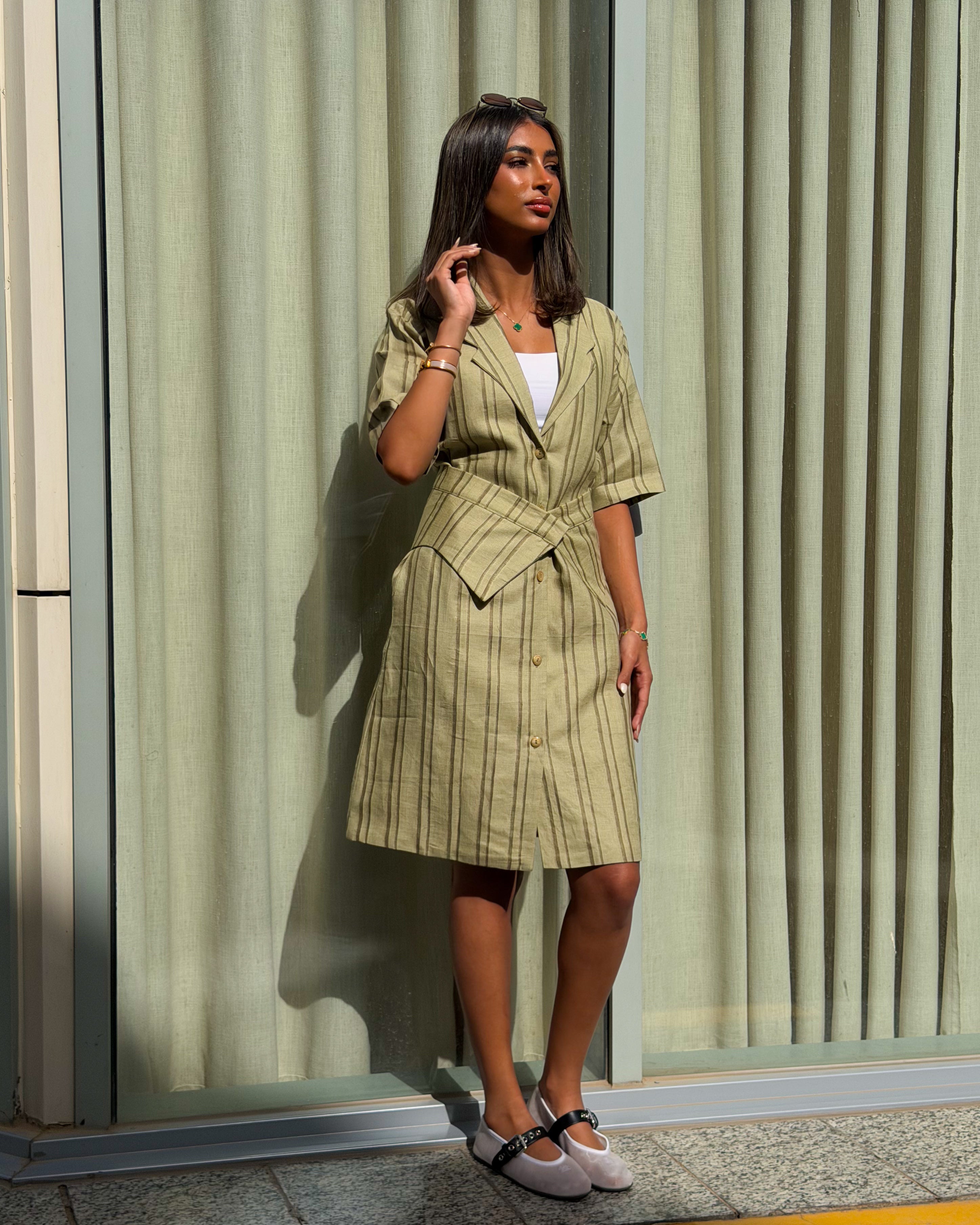 Midi Linen Dress