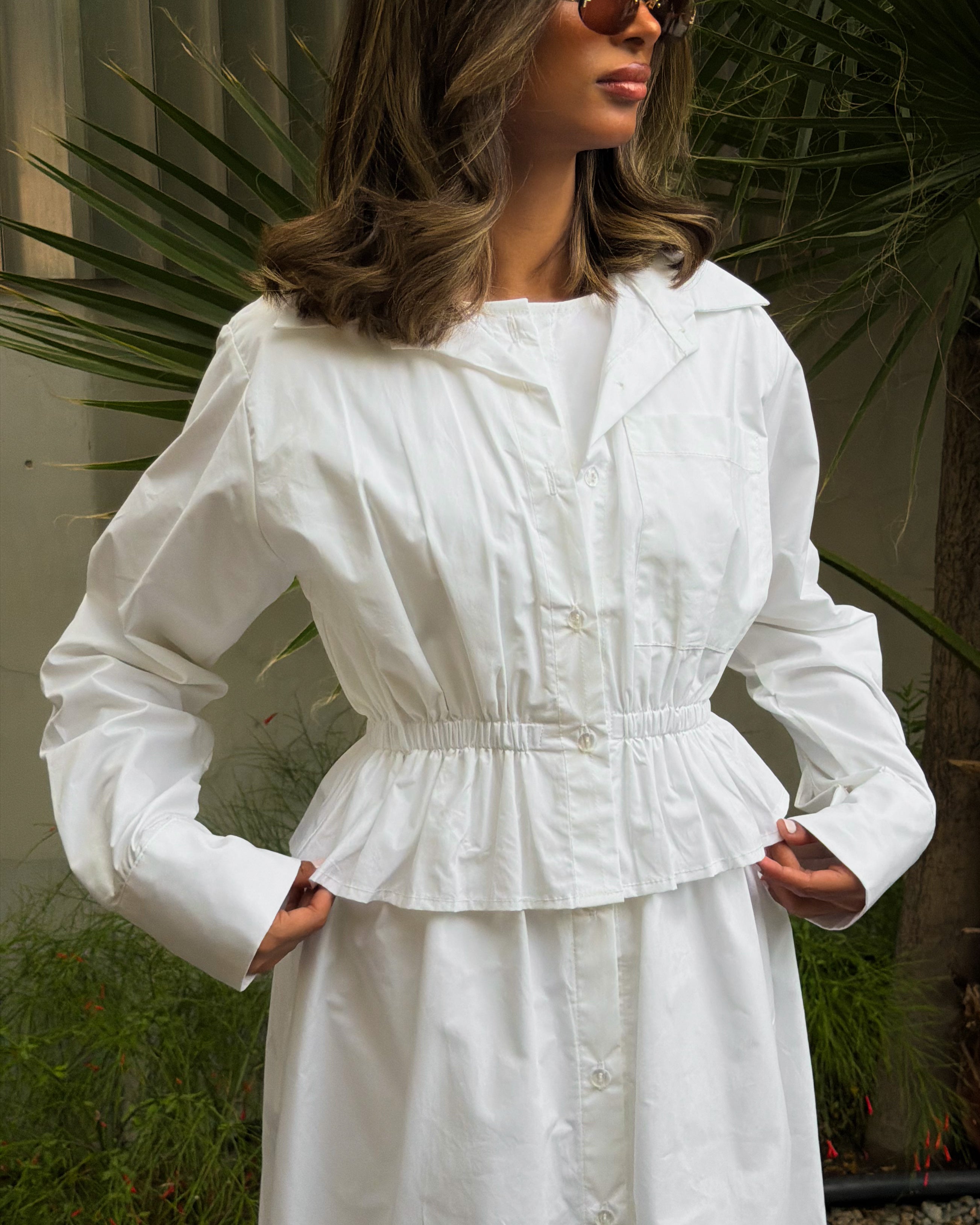 White Midi Fancy Dress