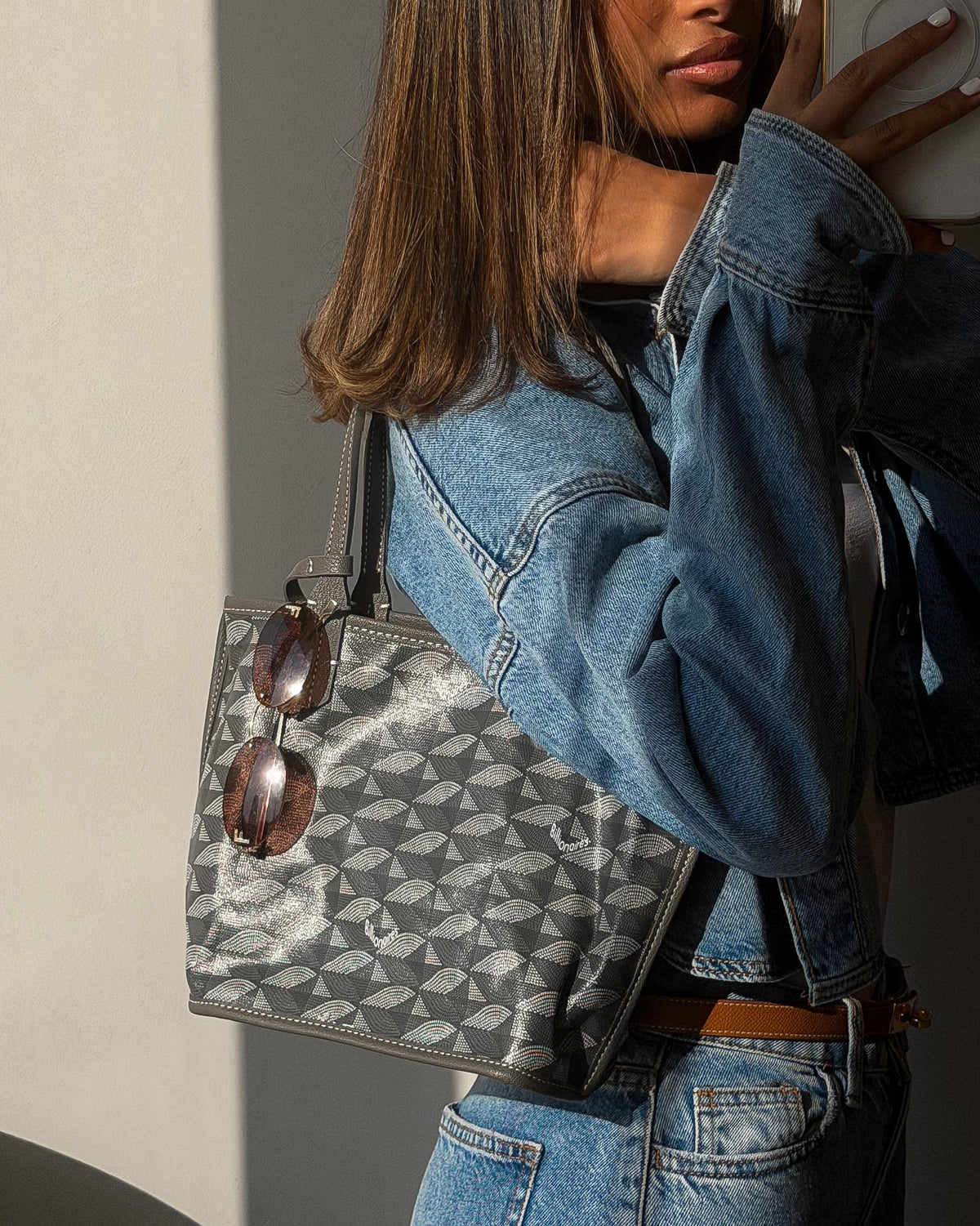 Reversible Grey Small ToTe Bag