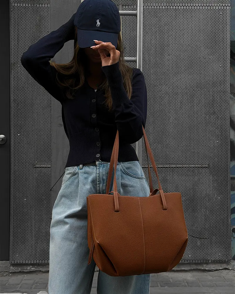 Camel Tote Bag