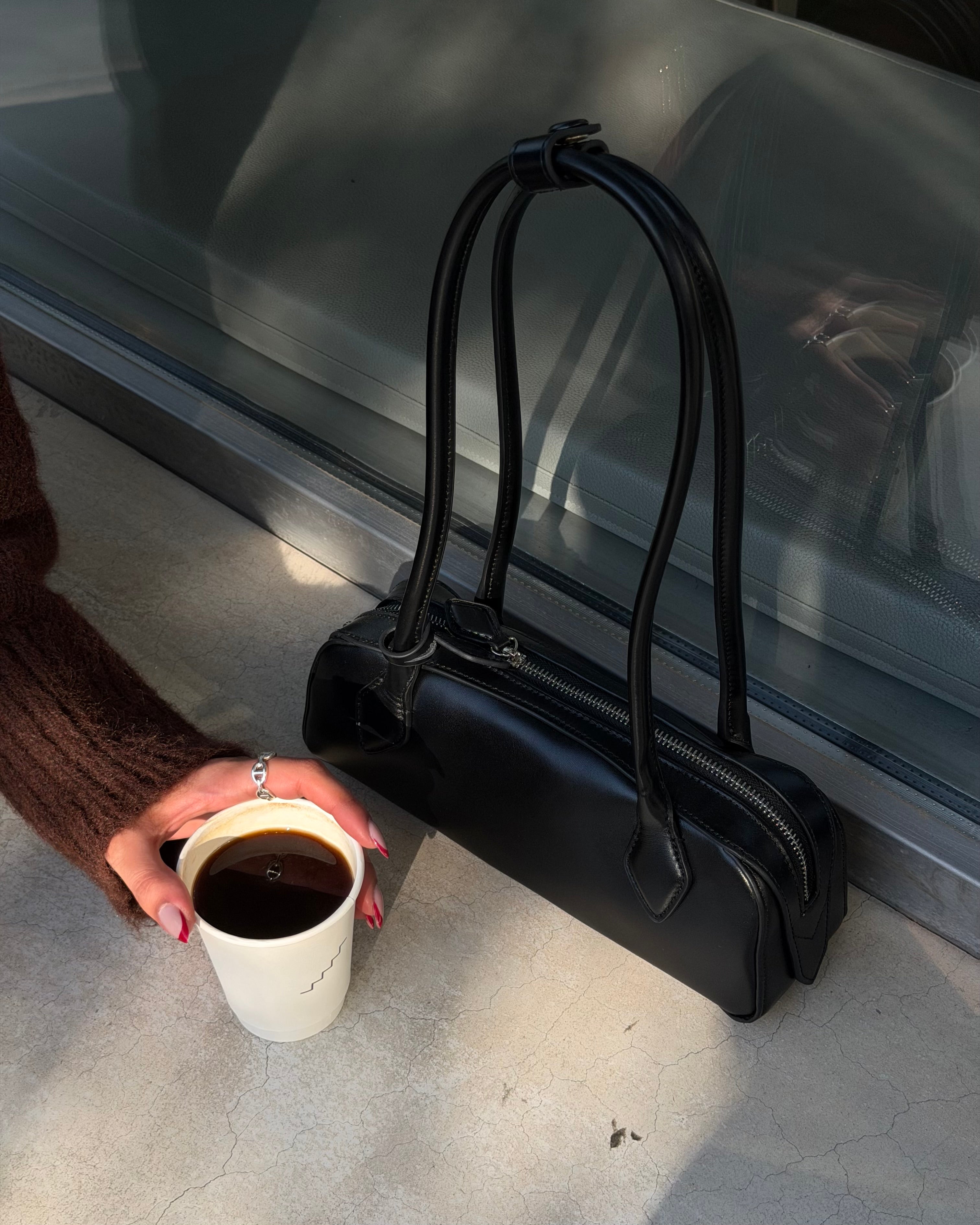 The Muse Black Shoulder Bag