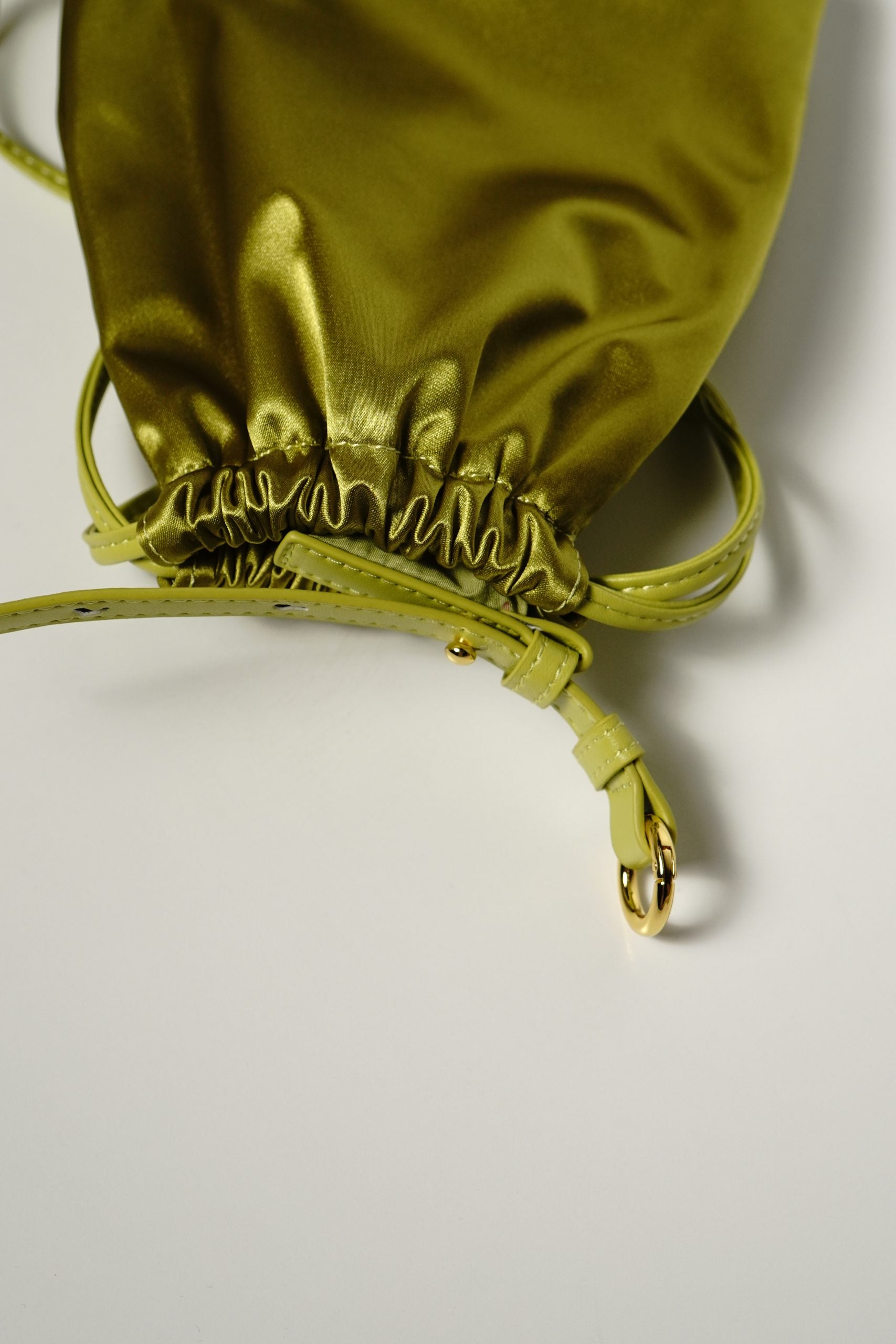 Green Leather Dust Bag