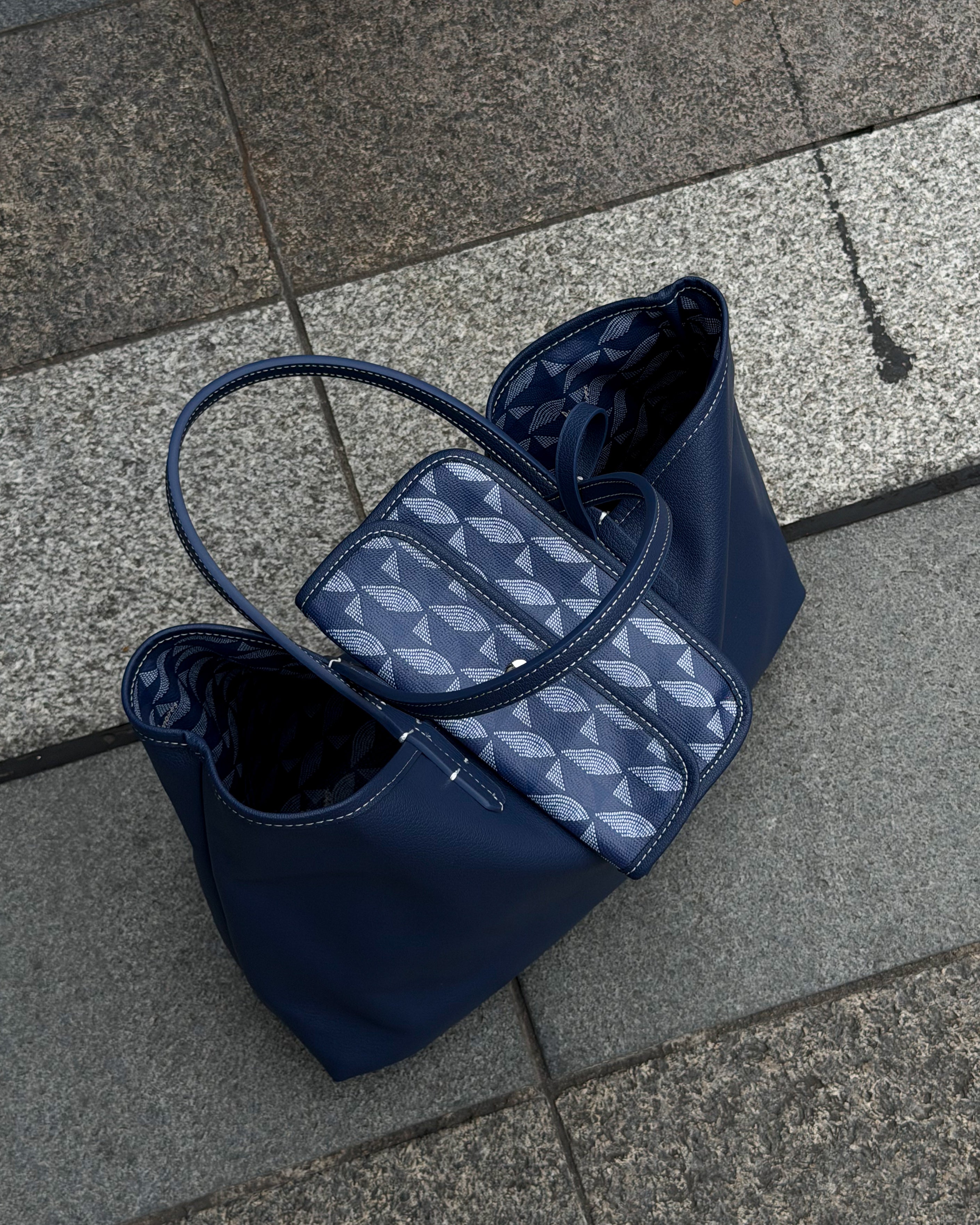 Reversible Blue ToTe Bag