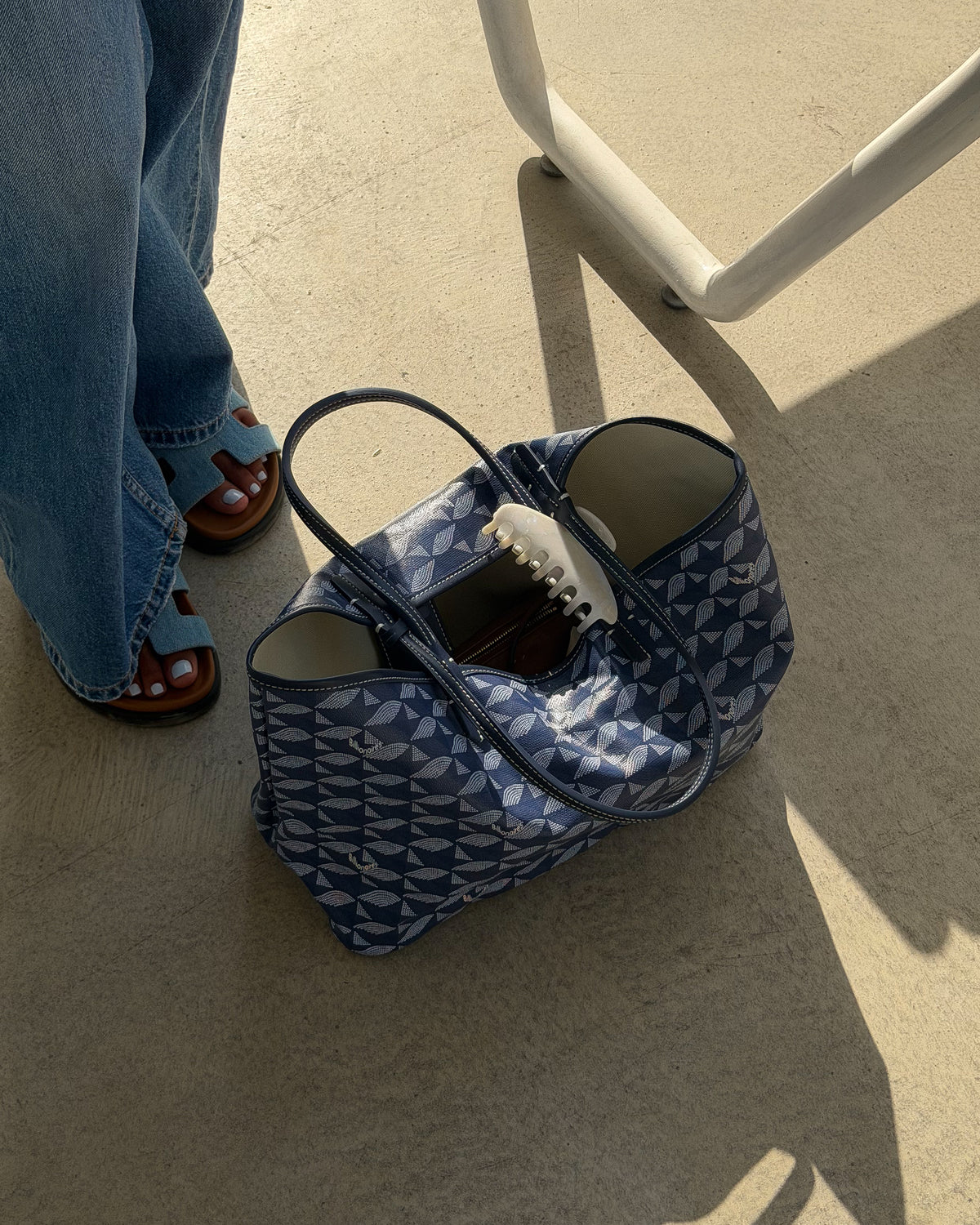 Blue Tote Bag
