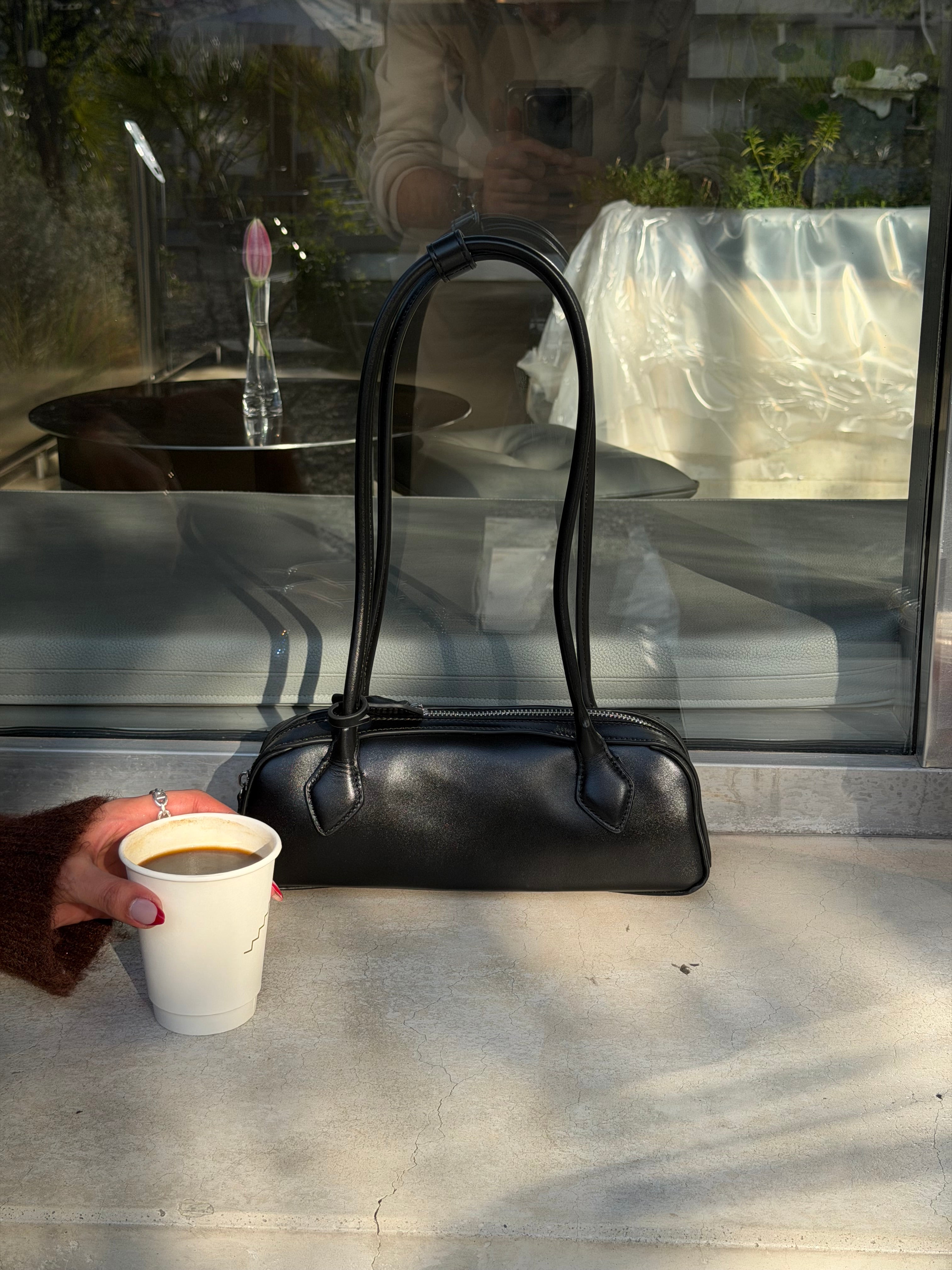 The Muse Black Shoulder Bag