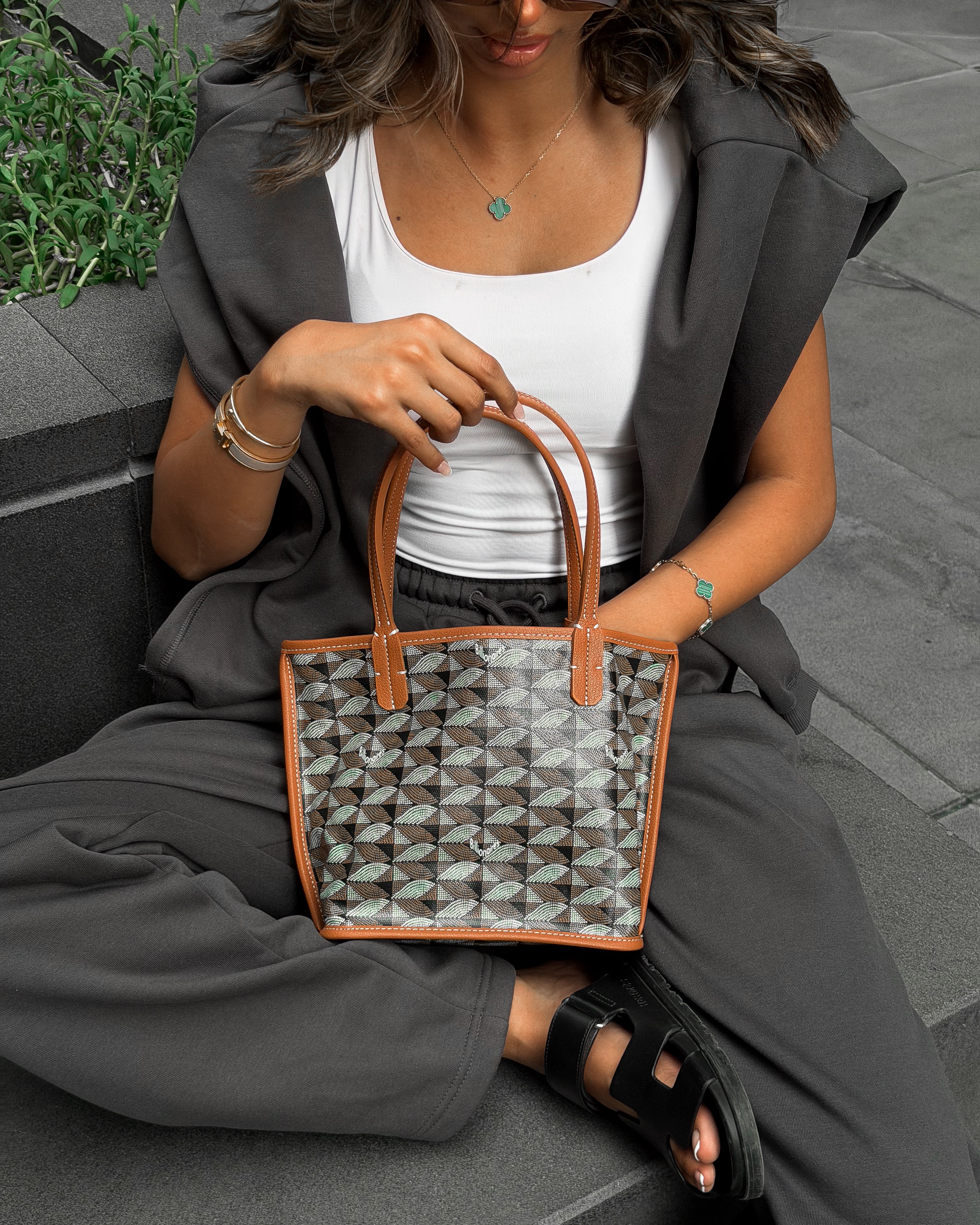 Reversible Small Brown ToTe Bag
