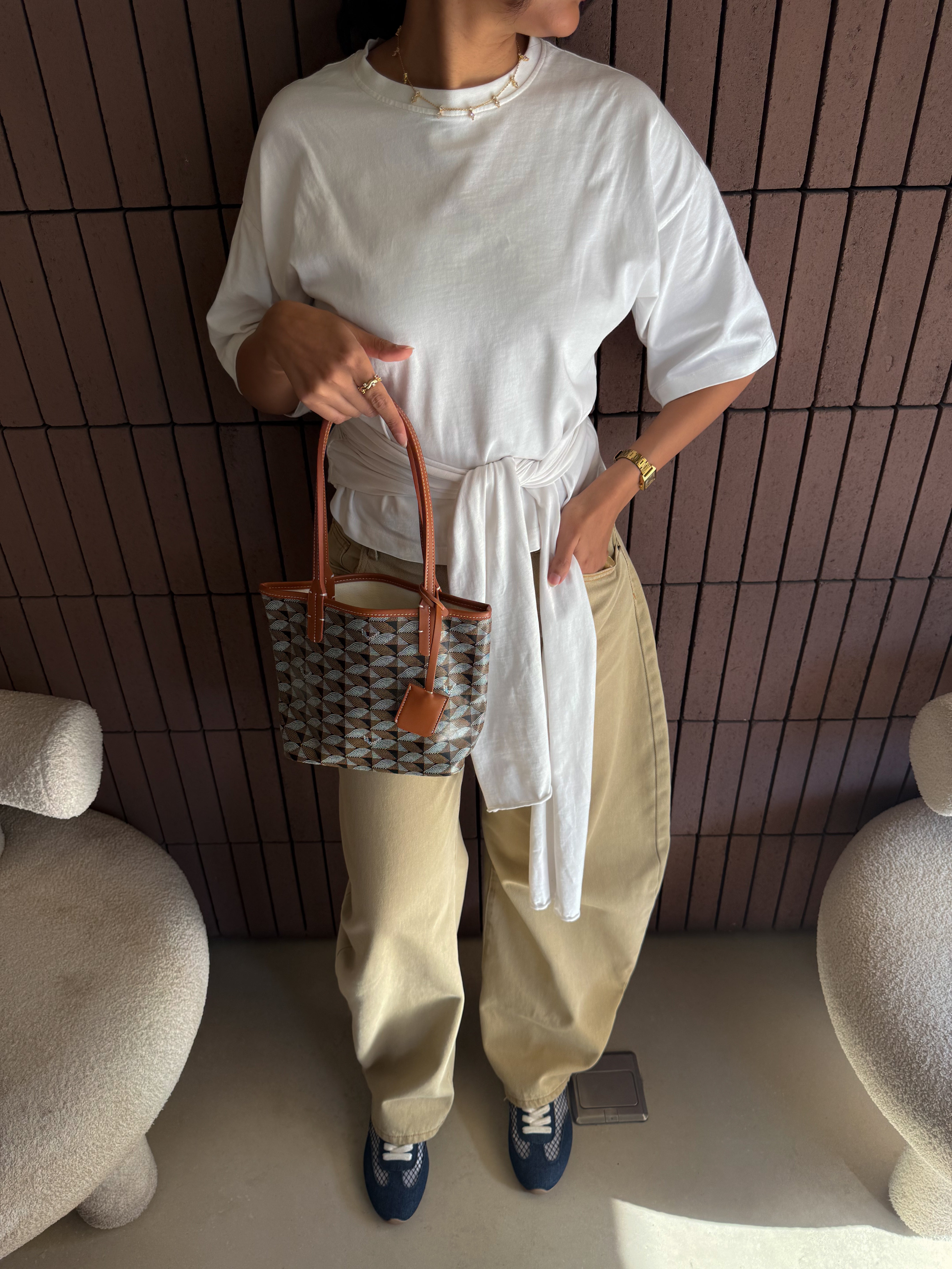 Small Brown Tote Bag