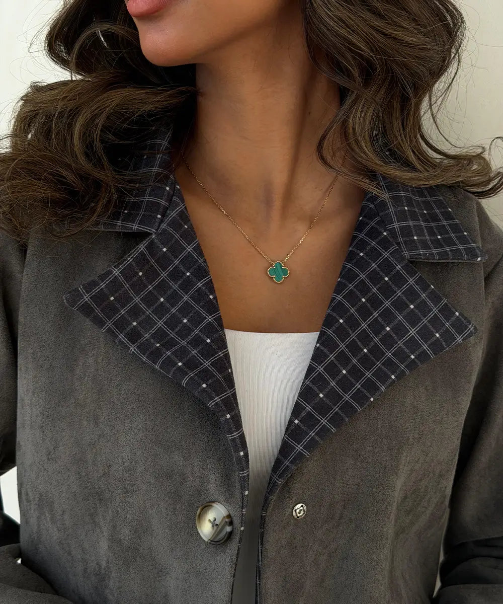 Gray Suede Jacket