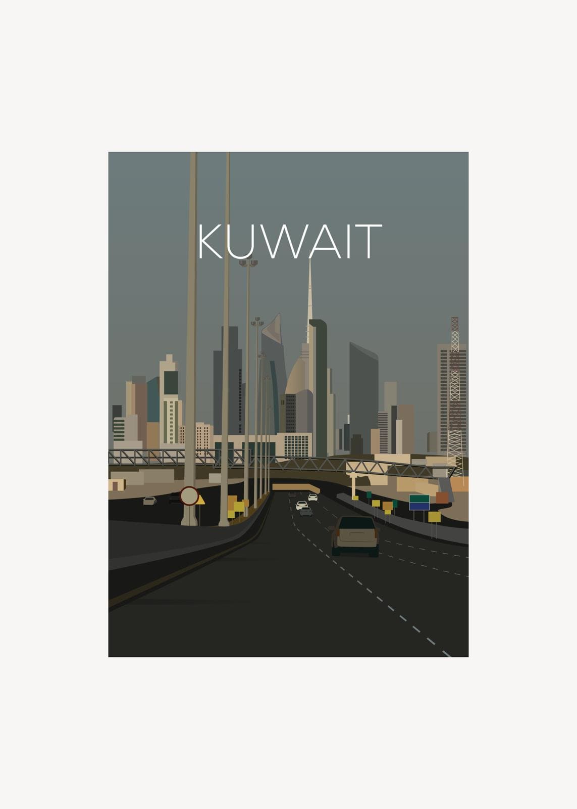 Kuwait - Sticker